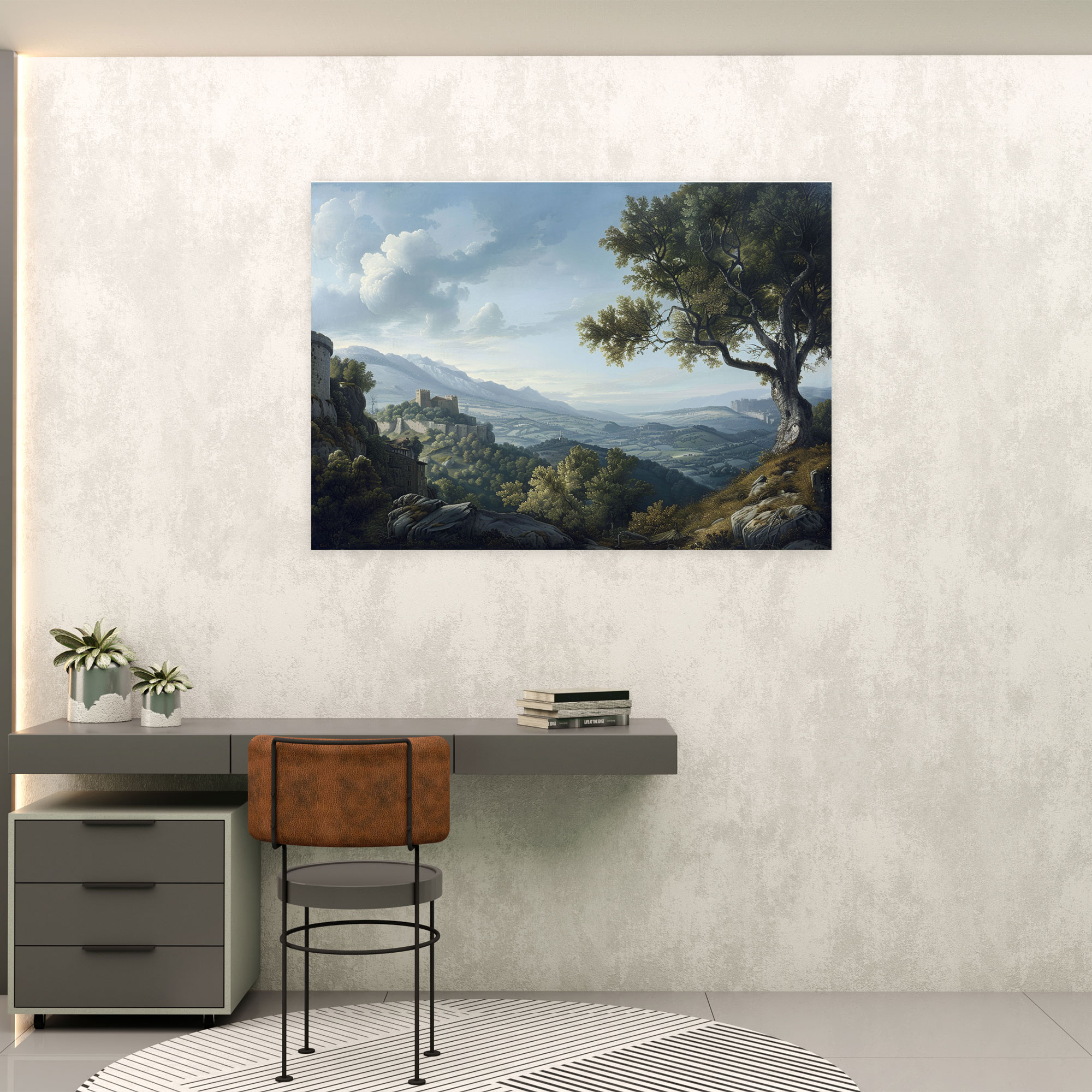 Baroque Style Painting Canvas Print - Baroque, Wall Decoration, Canvas, Baroque Style Painting