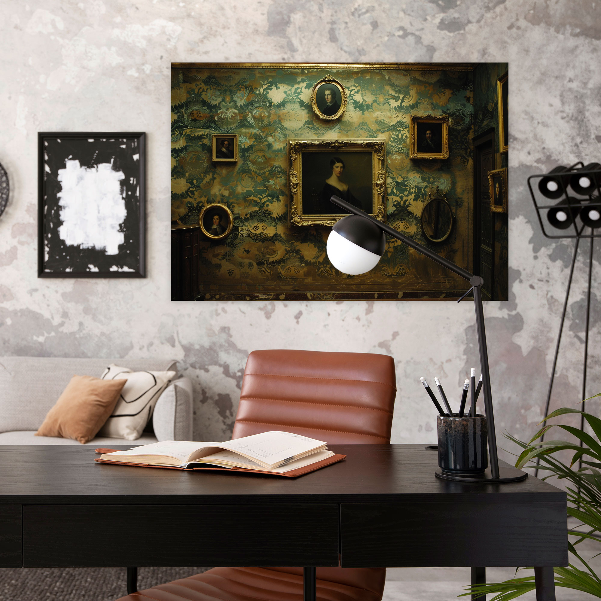 Baroque Style Painting Wall Decoration - Baroque, Home Decoration, Canvas, Canvas Print