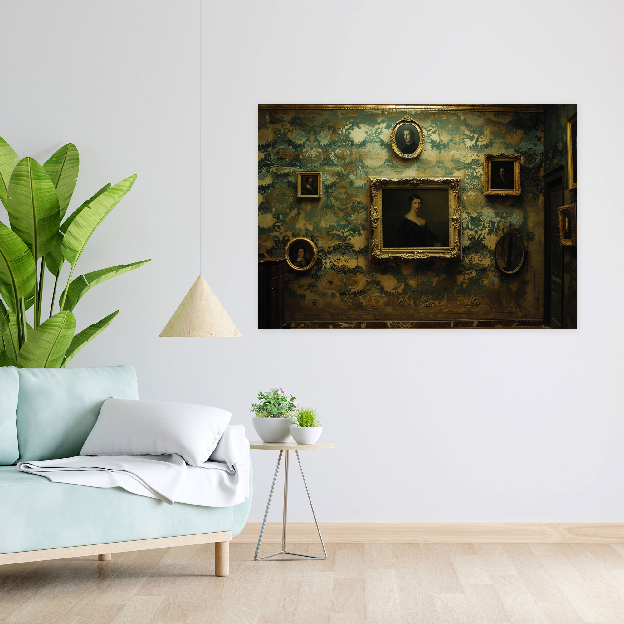 Baroque Style Painting Wall Decoration - Baroque, Home Decoration, Canvas, Canvas Print