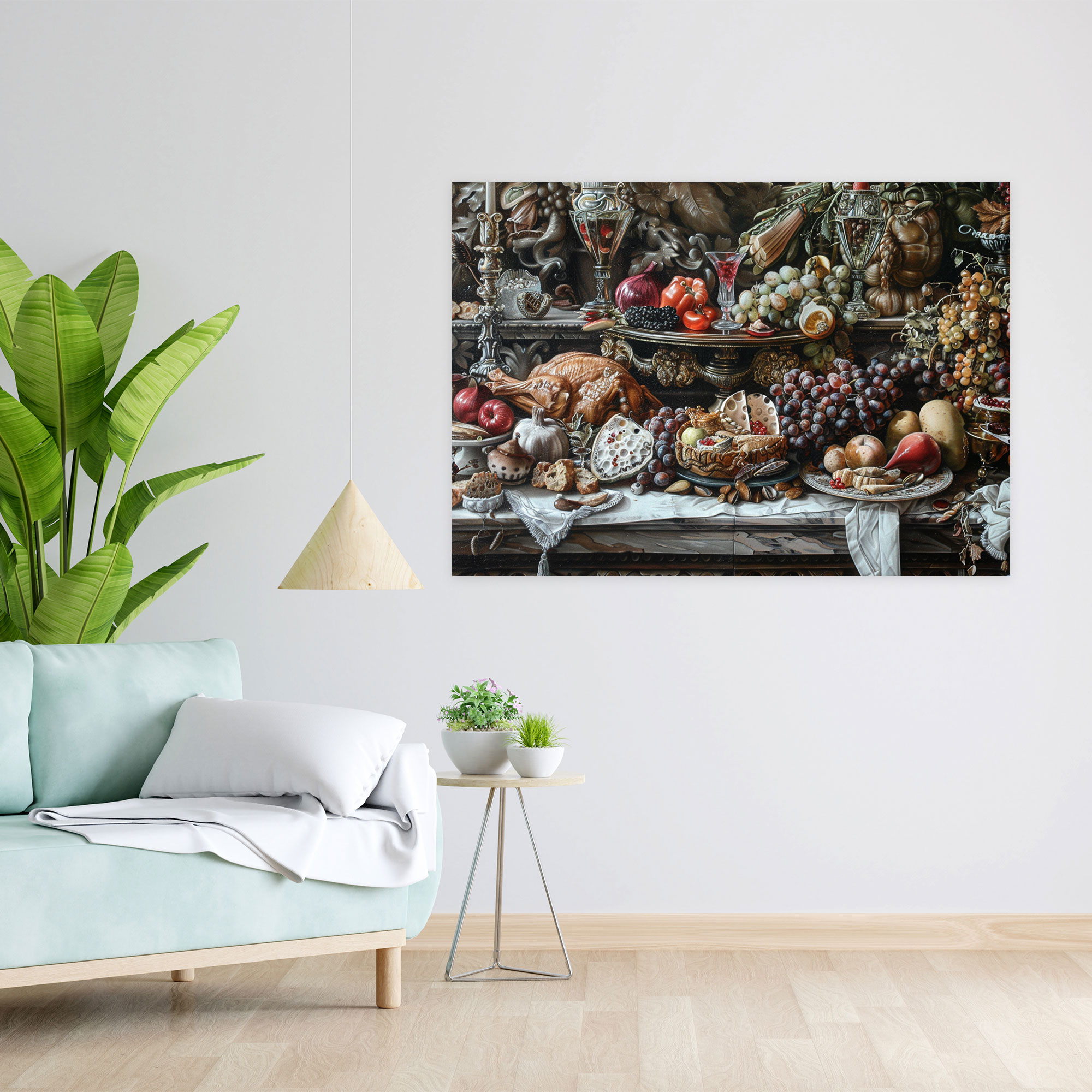 Baroque Style Painting Canvas Print - Baroque, Wall Decoration, Canvas Wall Art, Canvas