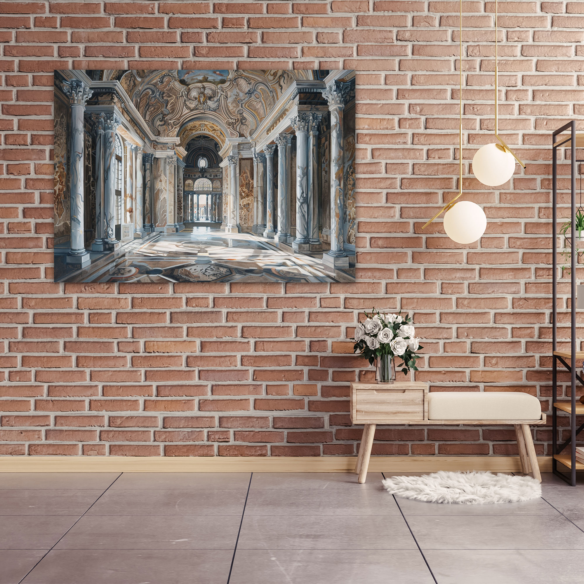 Baroque Style Painting Wall Art - Baroque, Home Decoration, Wall Art, Canvas