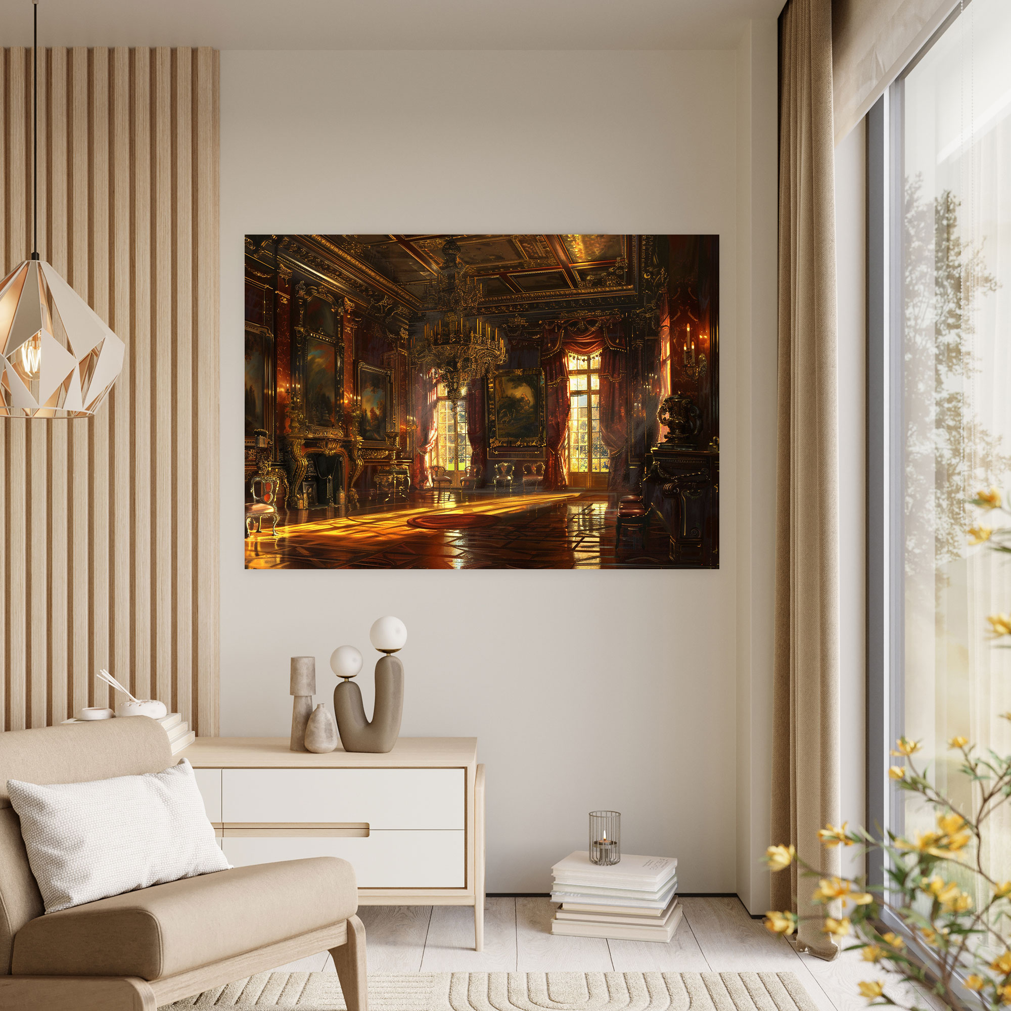 Baroque Style Painting Wall Decoration - Baroque, Home Decoration, Wall Art, Baroque Style Painting