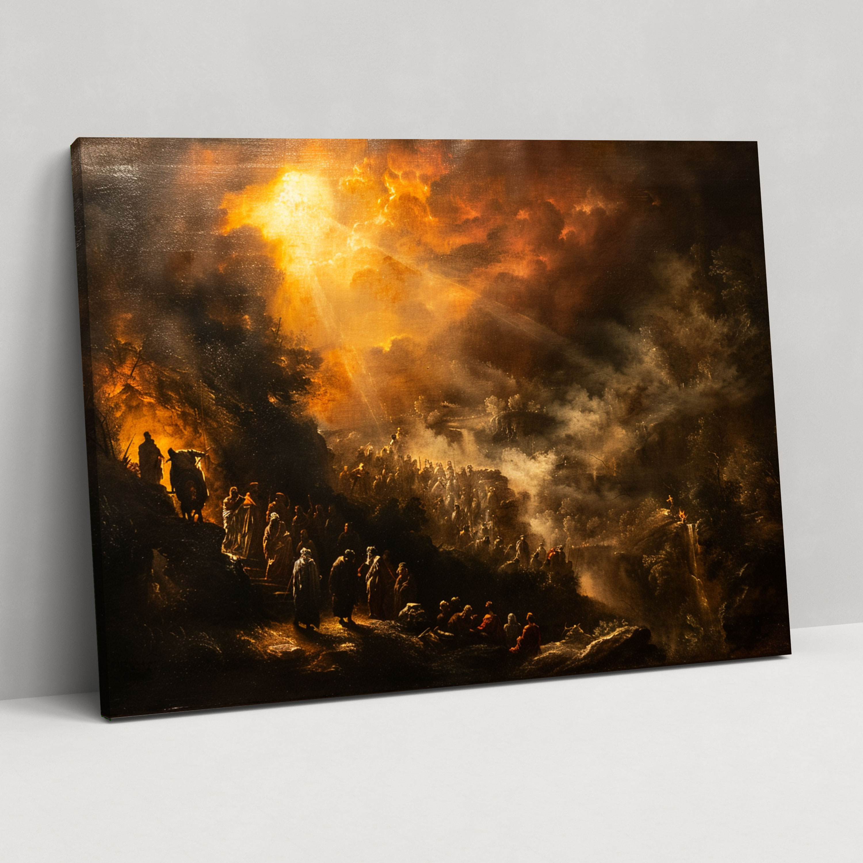 Baroque Style Painting Wall Art - Baroque, Canvas Wall Art, Wall Decoration, Biblical Scene
