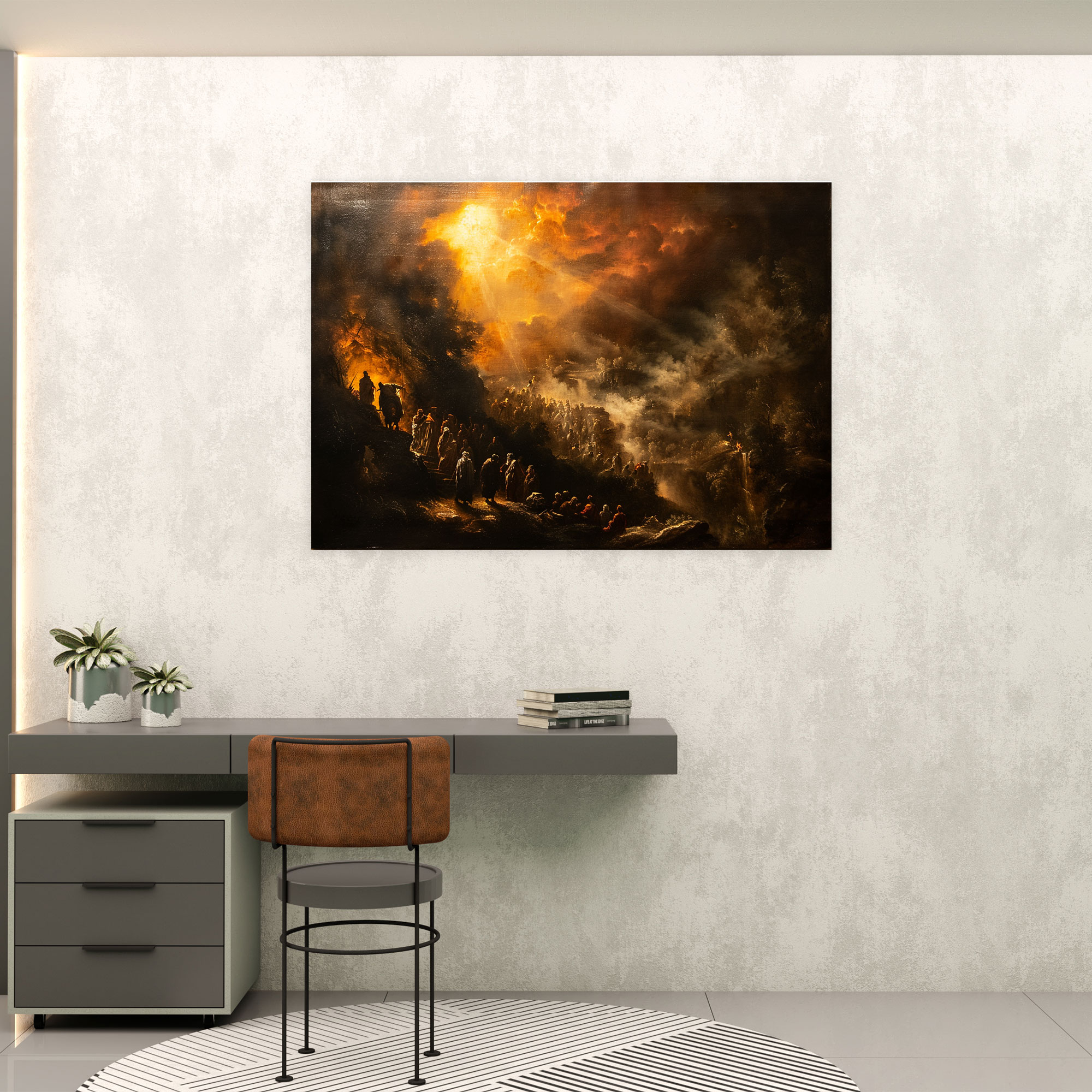 Baroque Style Painting Wall Art - Baroque, Canvas Wall Art, Wall Decoration, Biblical Scene