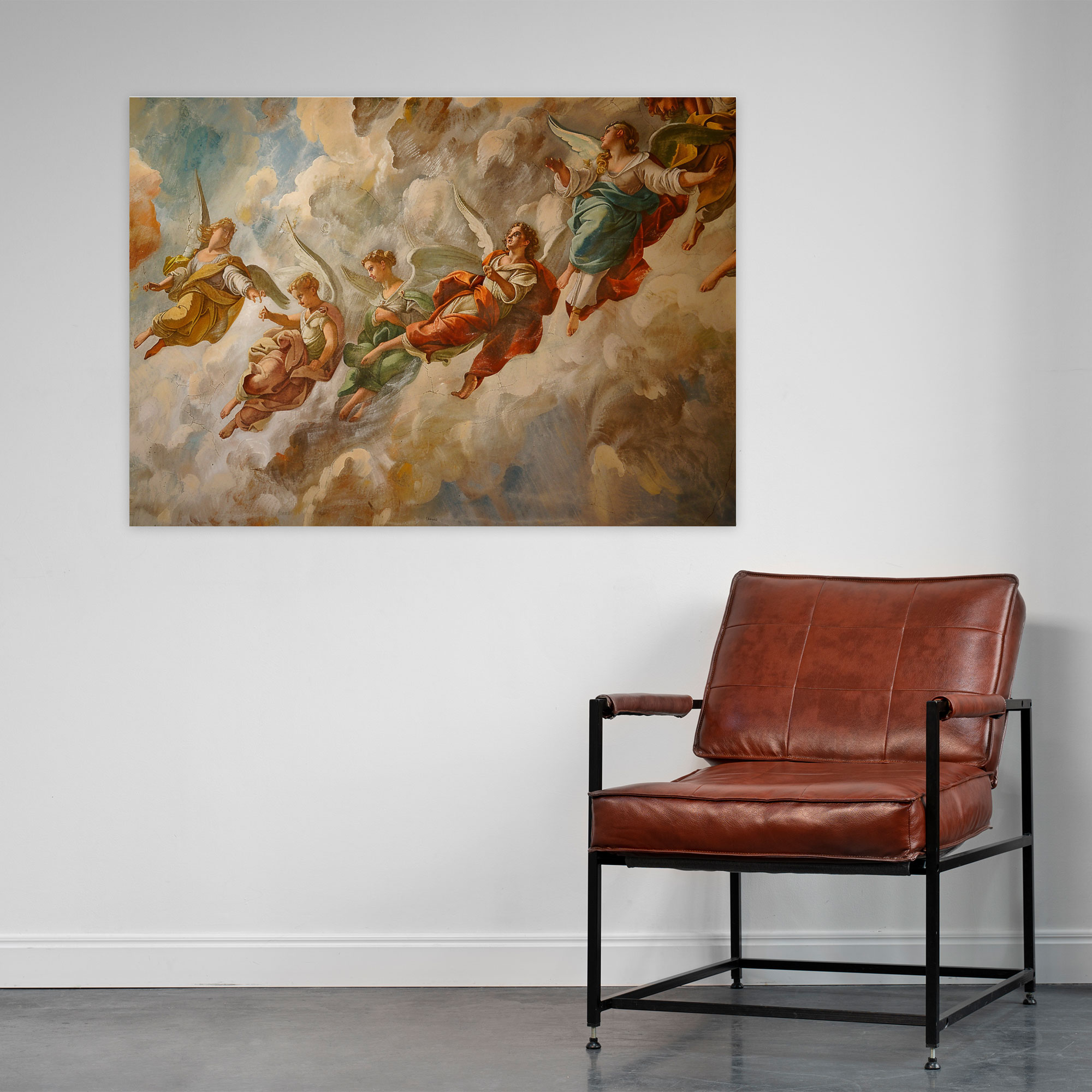 Baroque Style Painting Wall Decoration - Baroque, Dynamic Composition, Home Decoration, Canvas Print