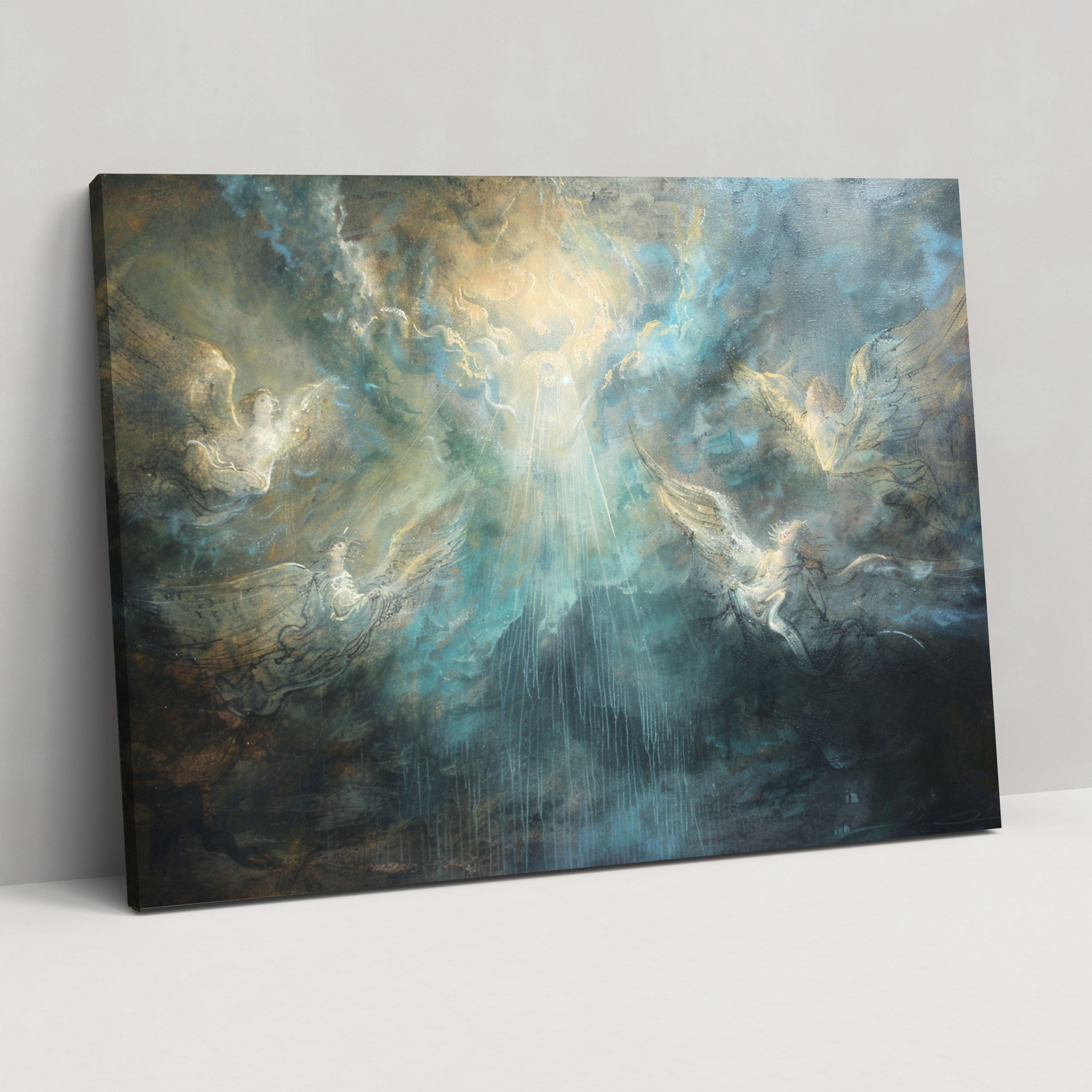Baroque Style Painting Wall Decoration - Baroque, Canvas Print, Baroque Style Painting, Ethereal Light
