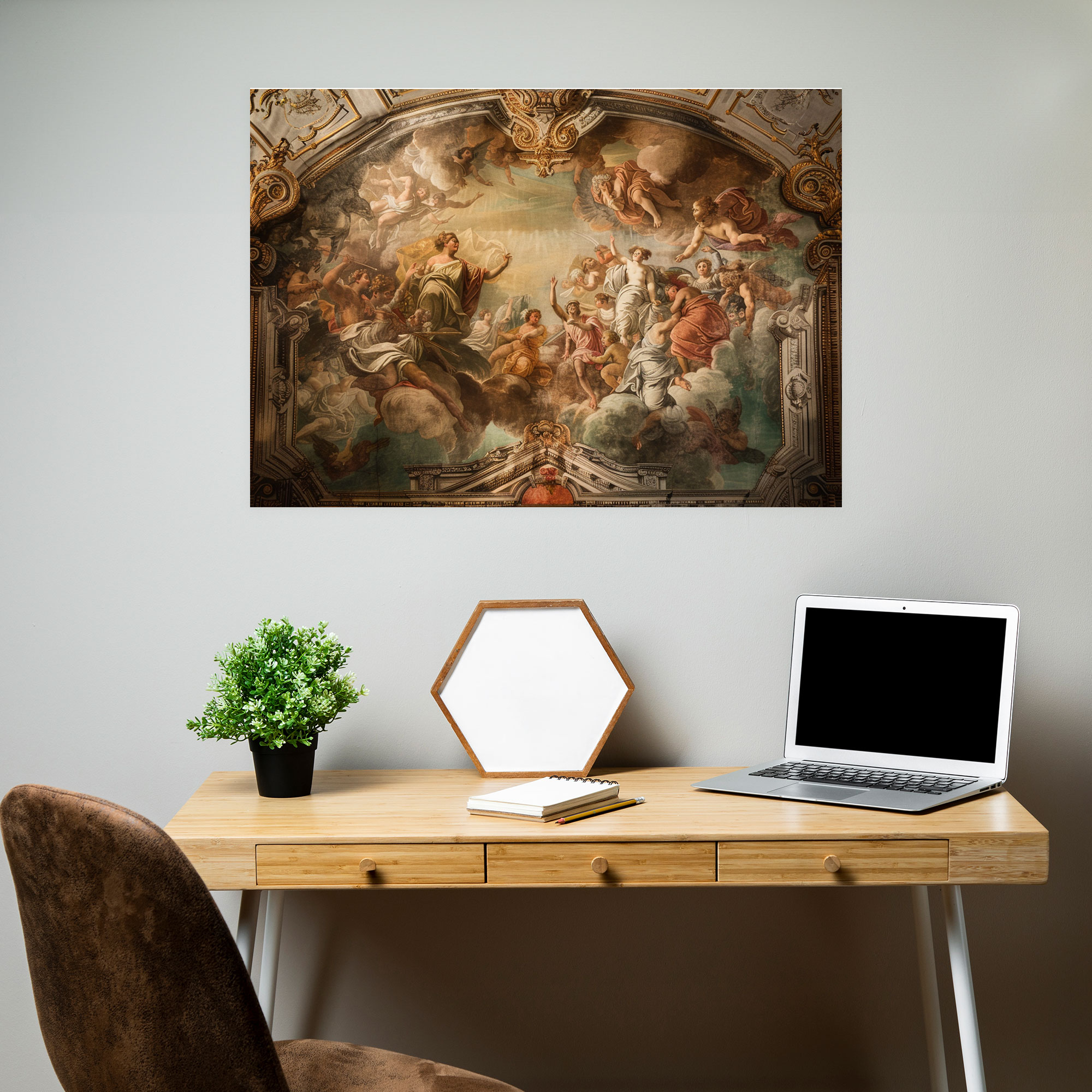 Baroque Style Painting Canvas Print - Baroque, Wall Art, Historical Event, Baroque Style Painting