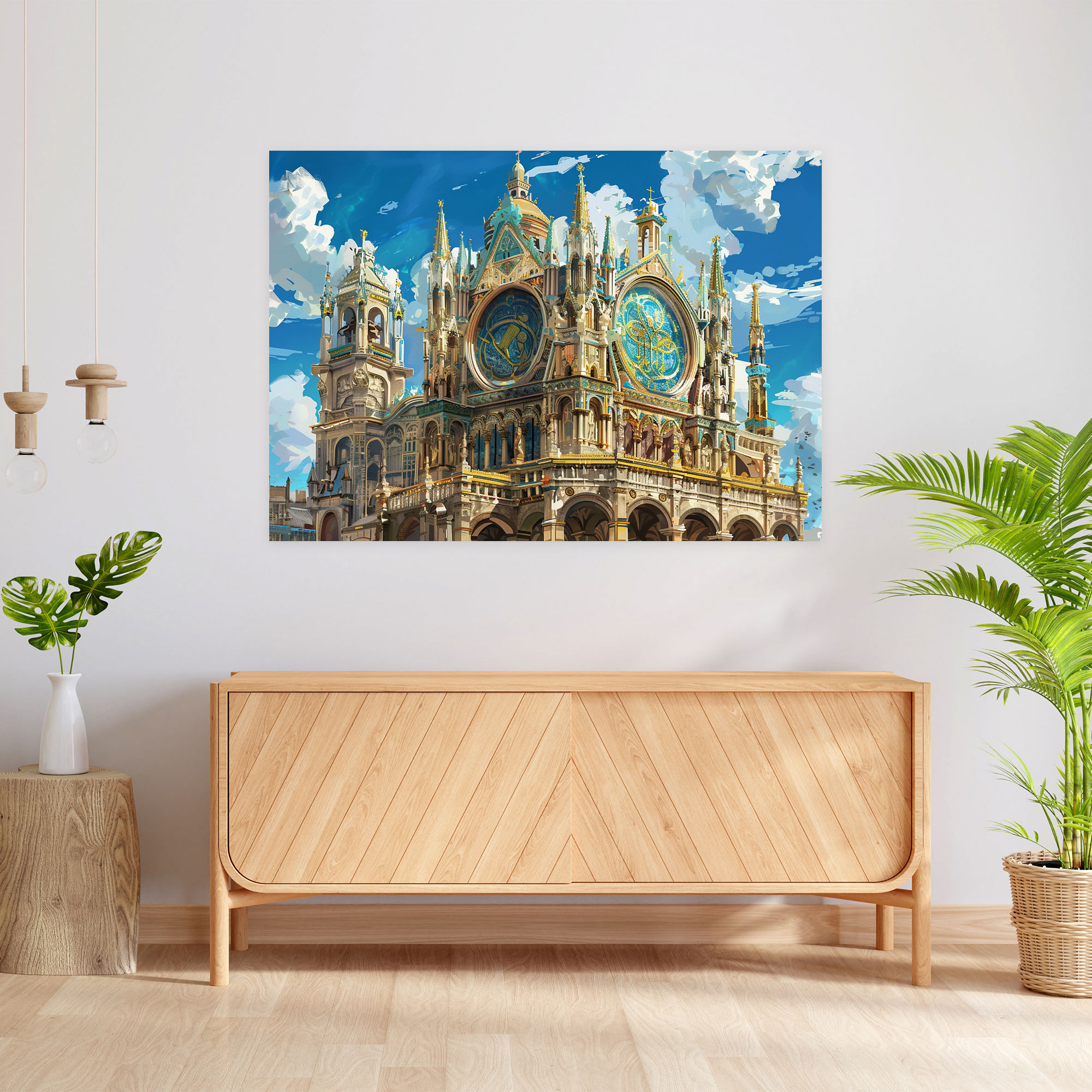 Majestic Cathedral Wall Art - Baroque, Home Decoration, Canvas, Wall Art