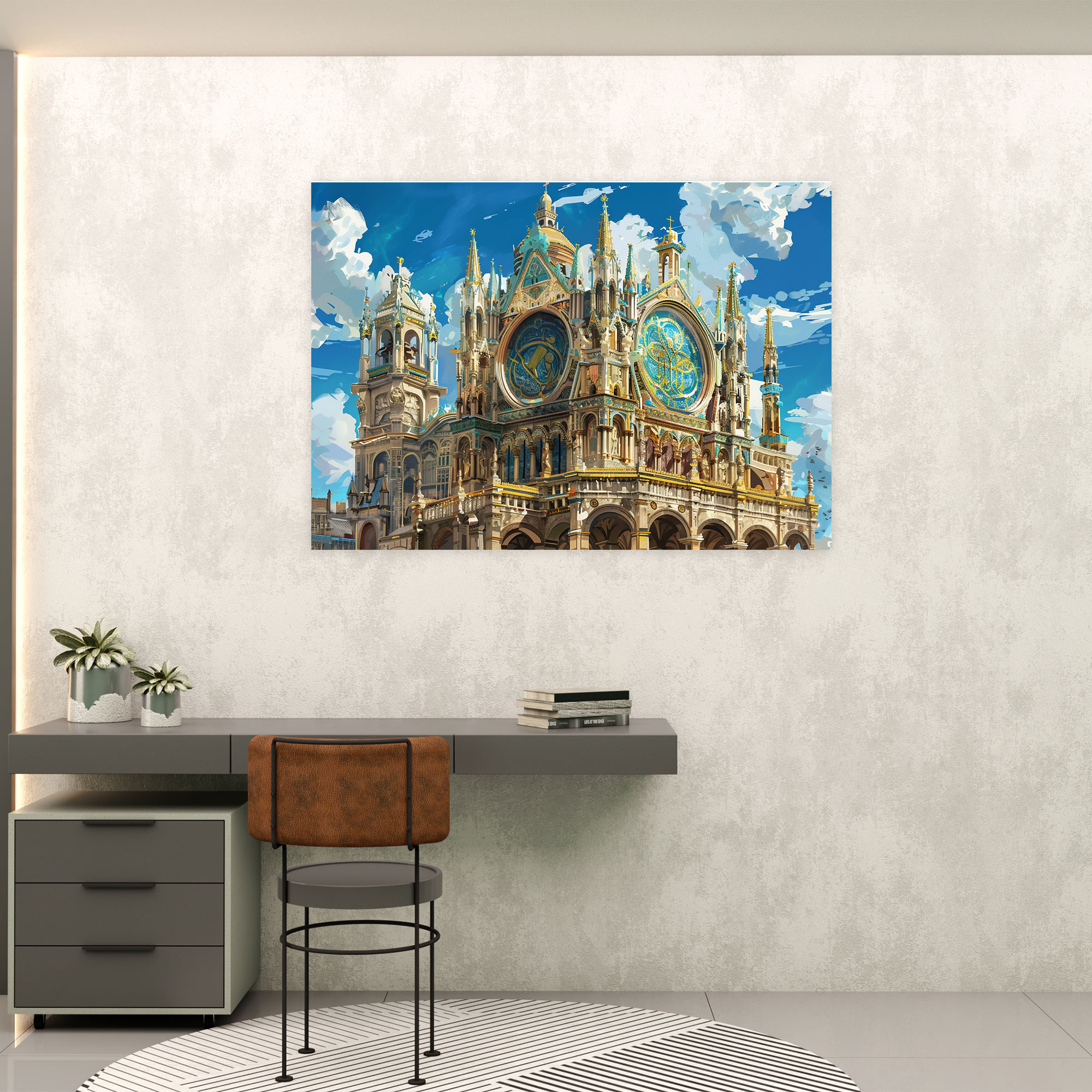 Majestic Cathedral Wall Art - Baroque, Home Decoration, Canvas, Wall Art