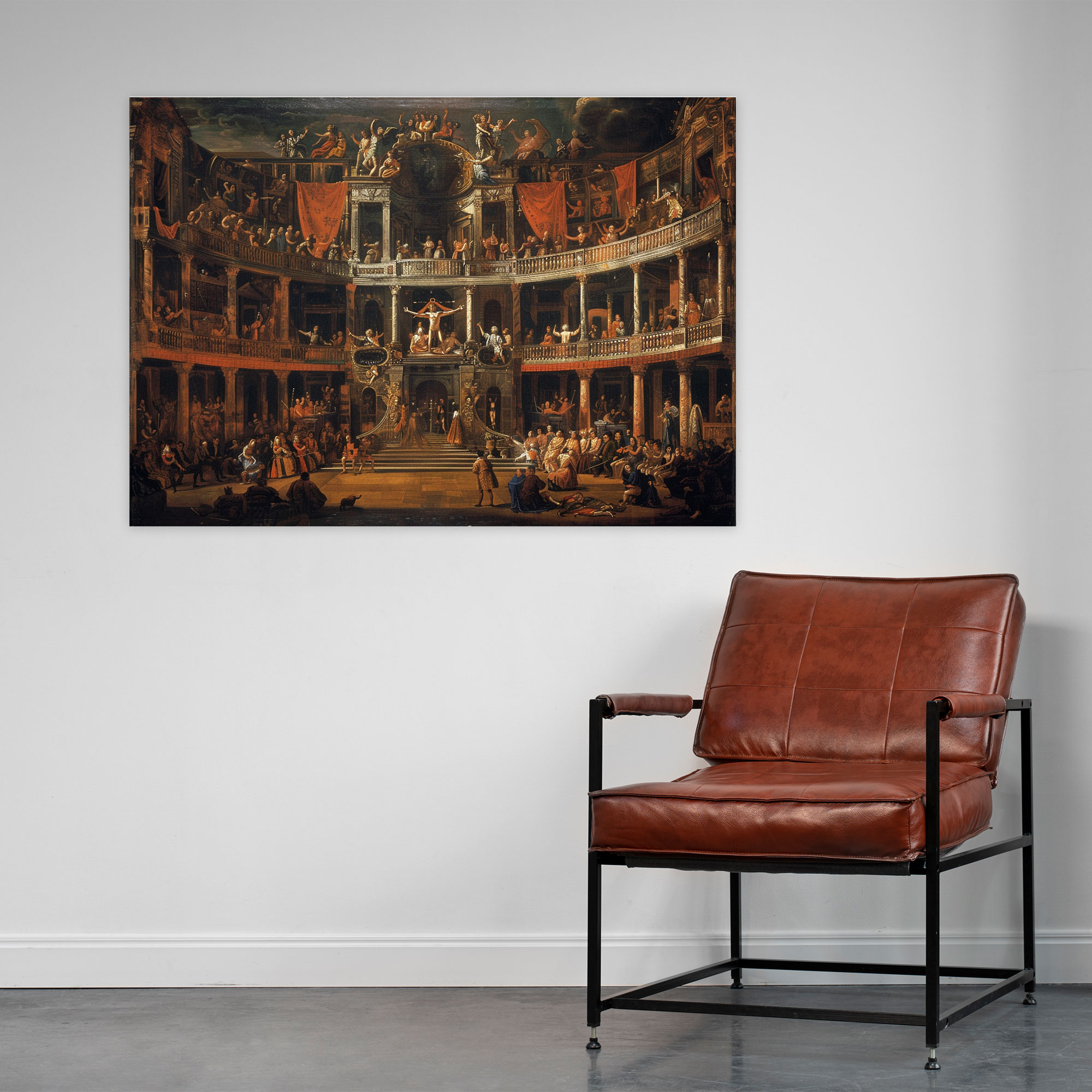 Opera House Performance Wall Art - Baroque, Wall Art, Home Decoration, Baroque Style Painting