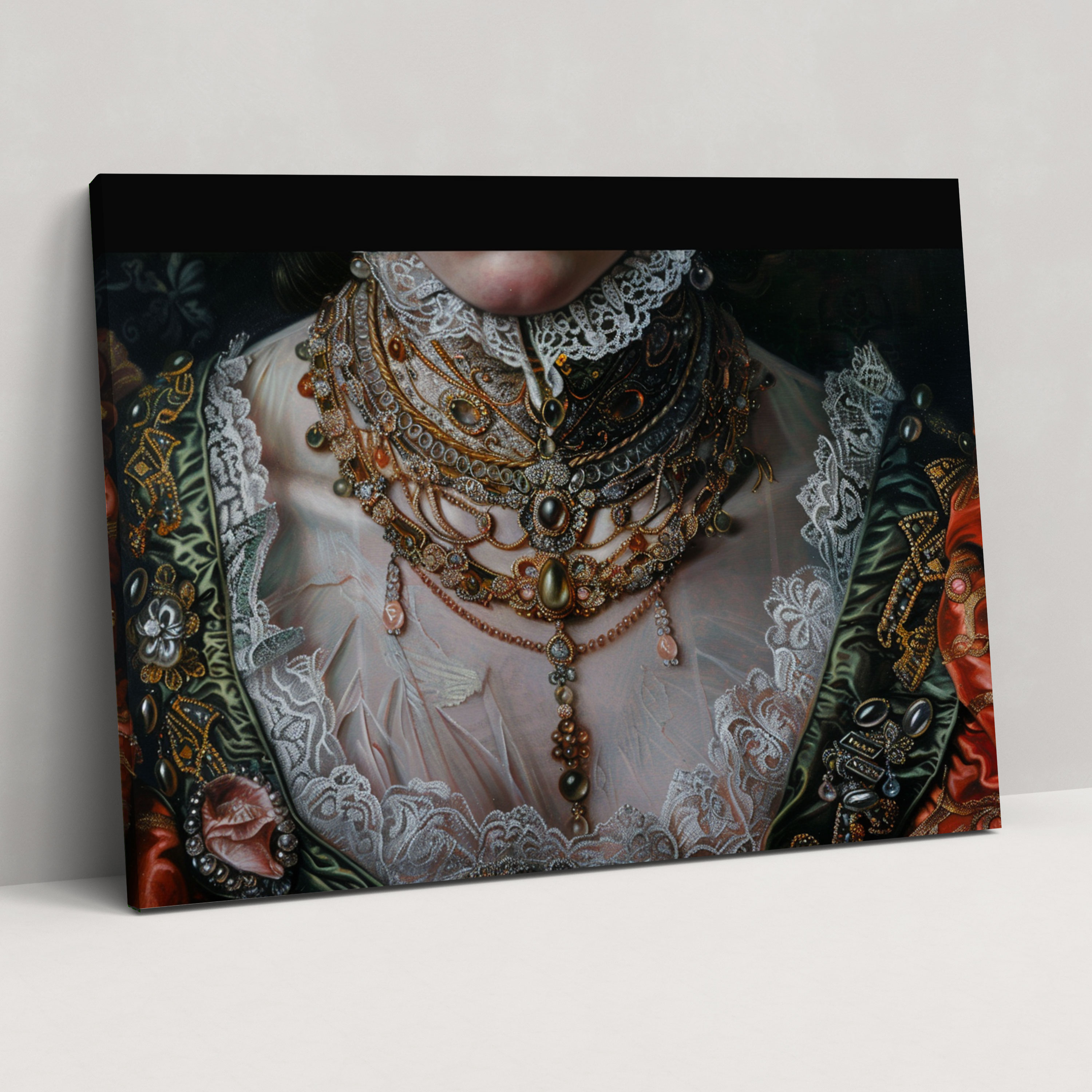 Noblewoman Portrait Canvas Print - Baroque, Home Decoration, Canvas, Wall Art