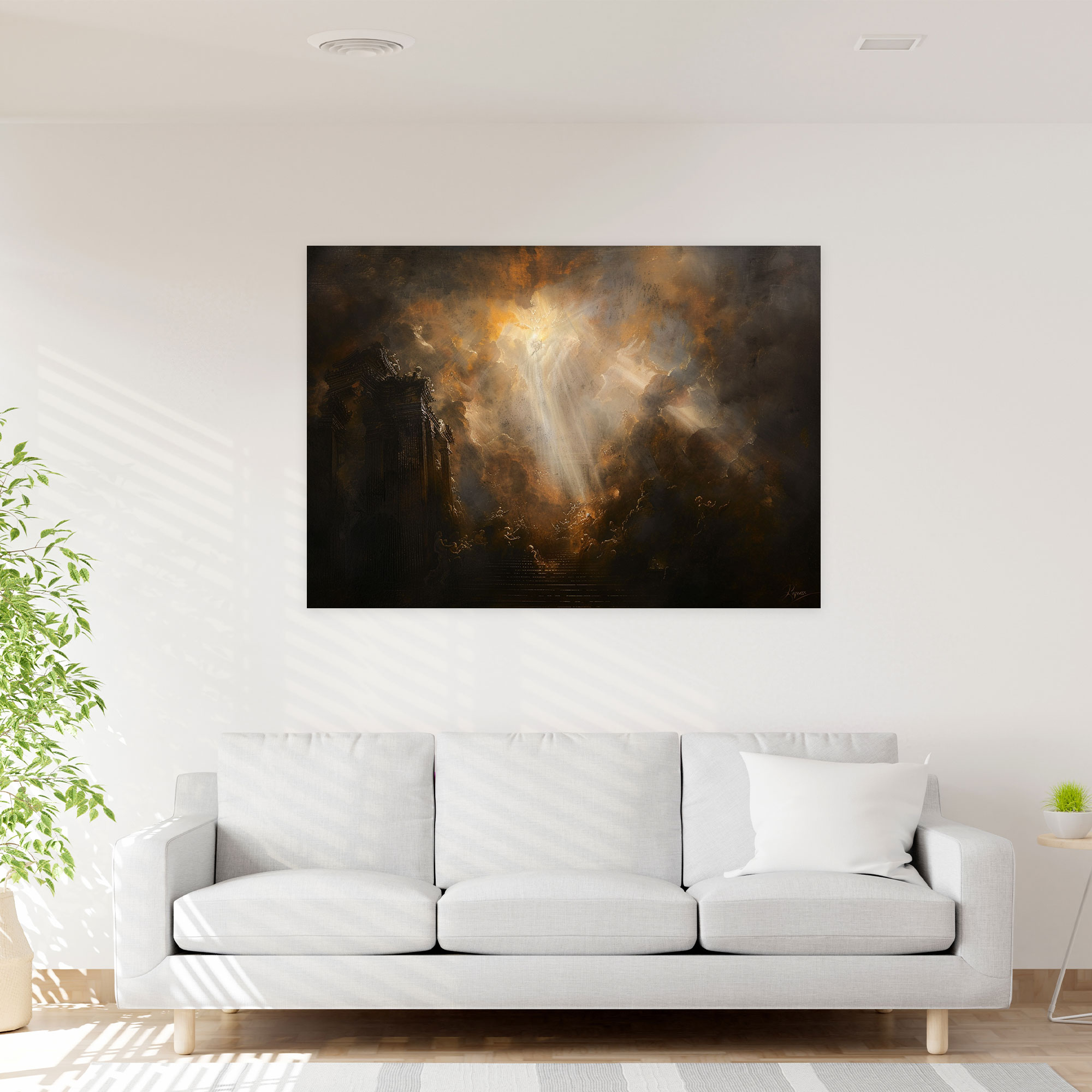 Dramatic Religious Baroque Canvas Print - Baroque, Canvas, Home Decoration, Wall Decoration