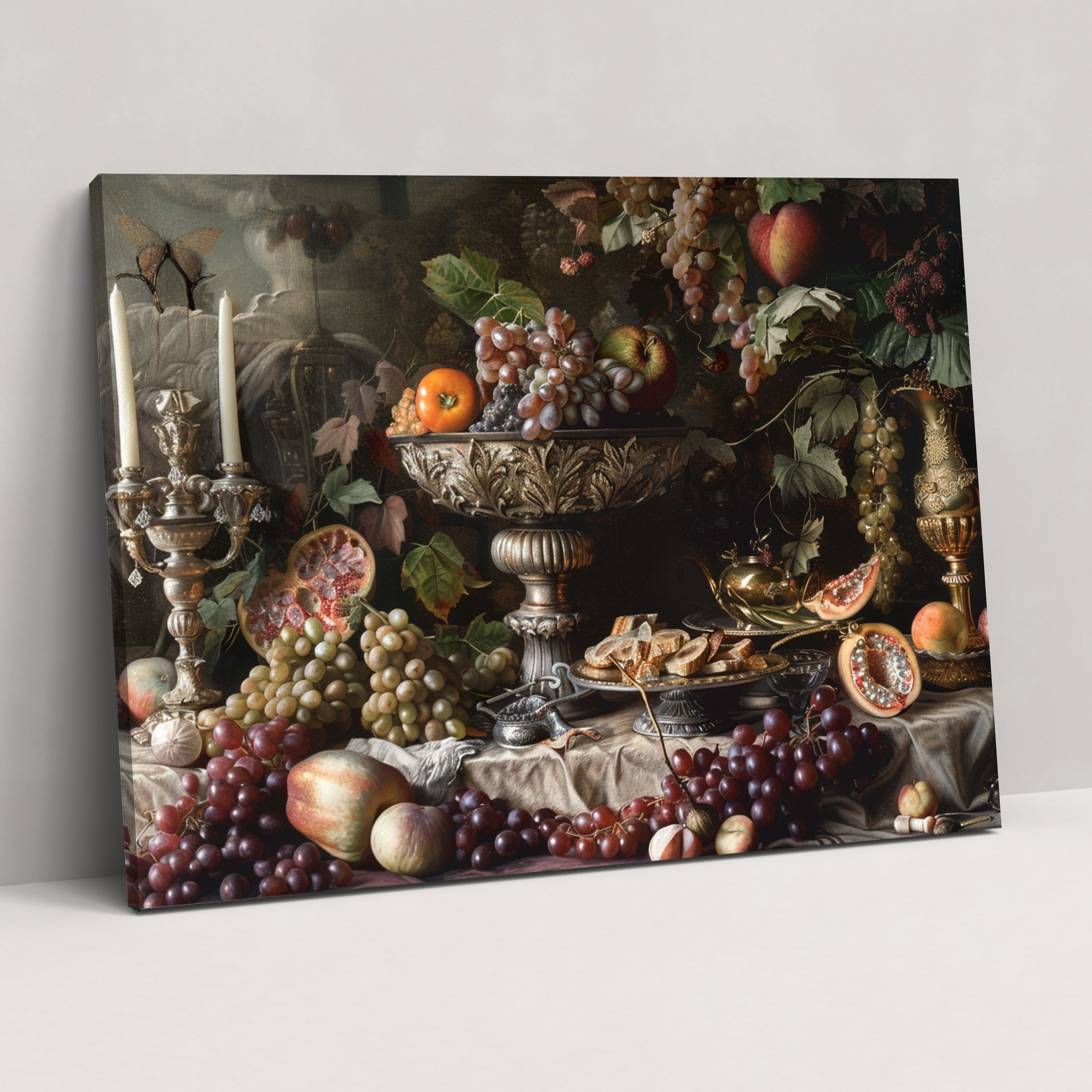 Opulent Still Life Canvas Print - Baroque, Home Decoration, Wall Art, Canvas Print