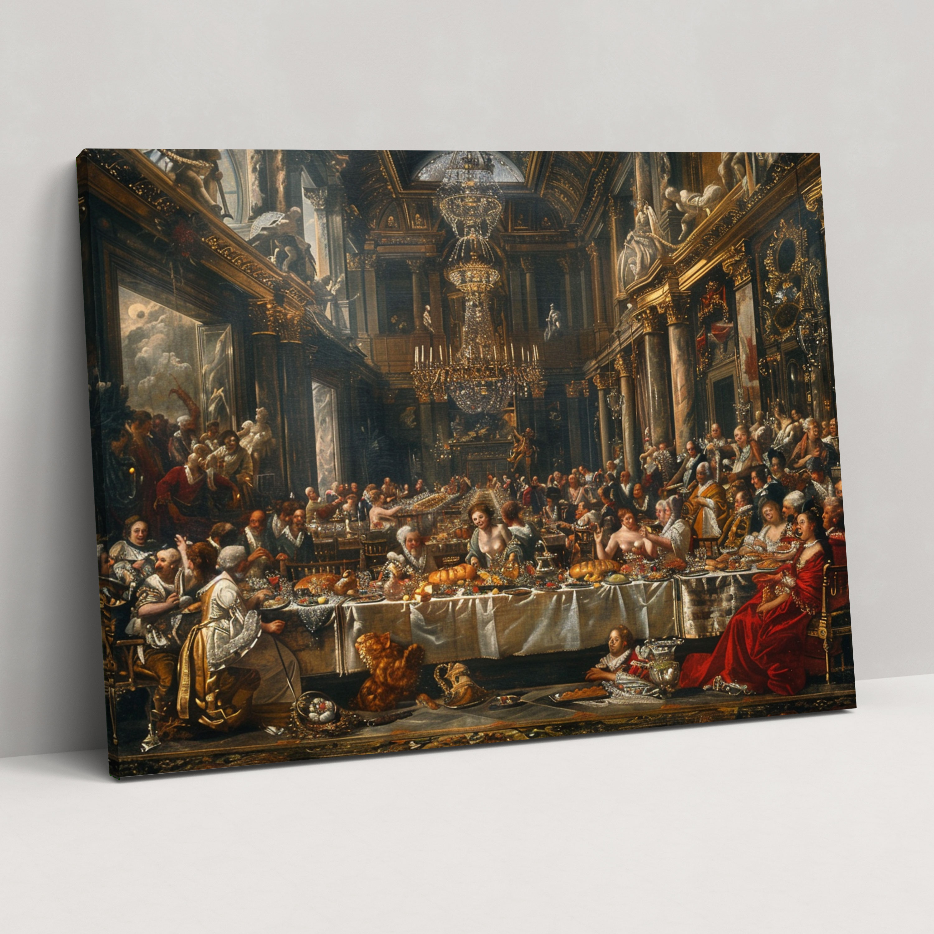 Baroque Style Painting Wall Art - Baroque, Canvas, Baroque Style Painting, Canvas Wall Art
