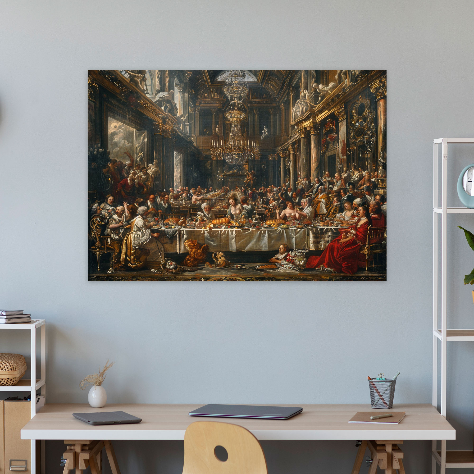 Baroque Style Painting Wall Art - Baroque, Canvas, Baroque Style Painting, Canvas Wall Art