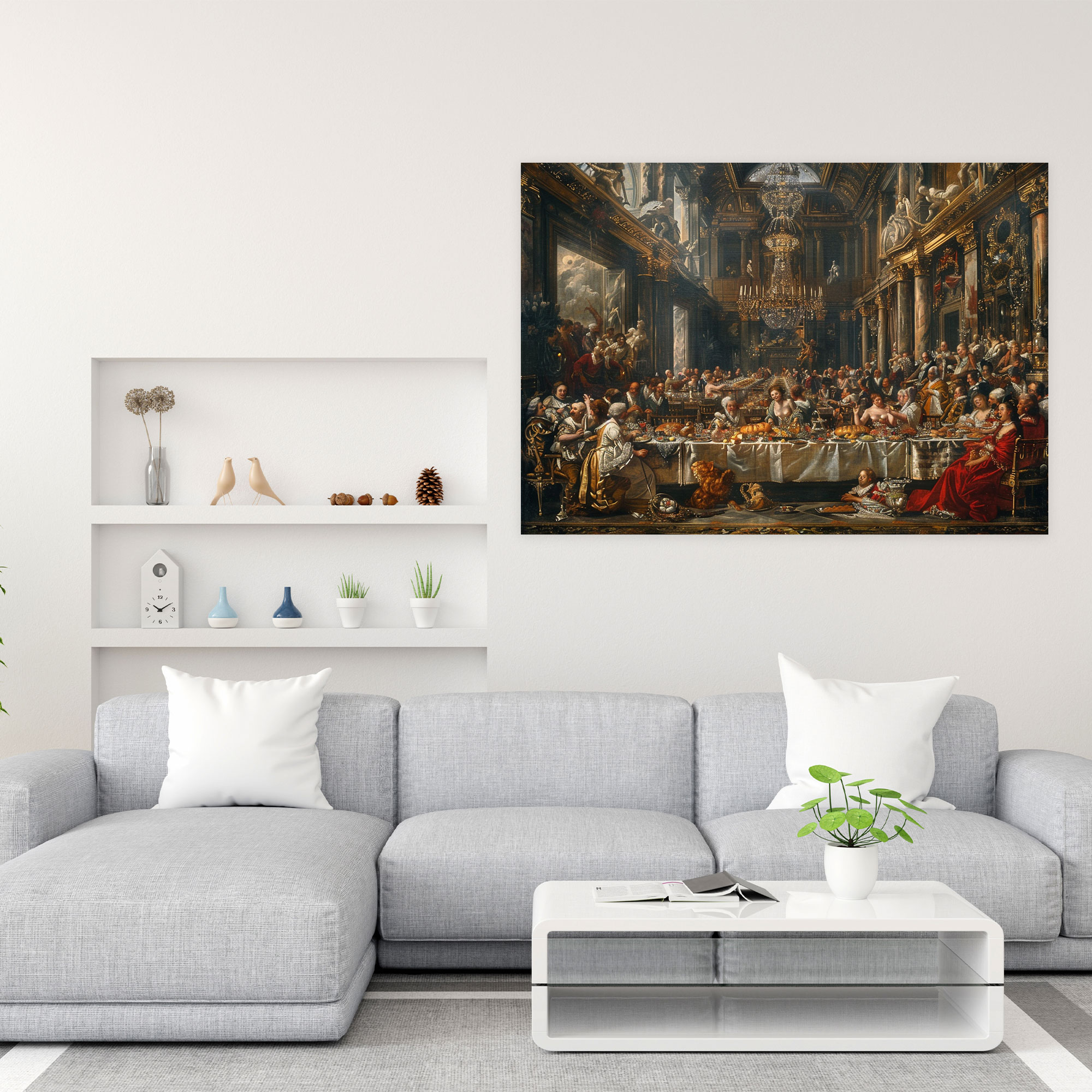 Baroque Style Painting Wall Art - Baroque, Canvas, Baroque Style Painting, Canvas Wall Art