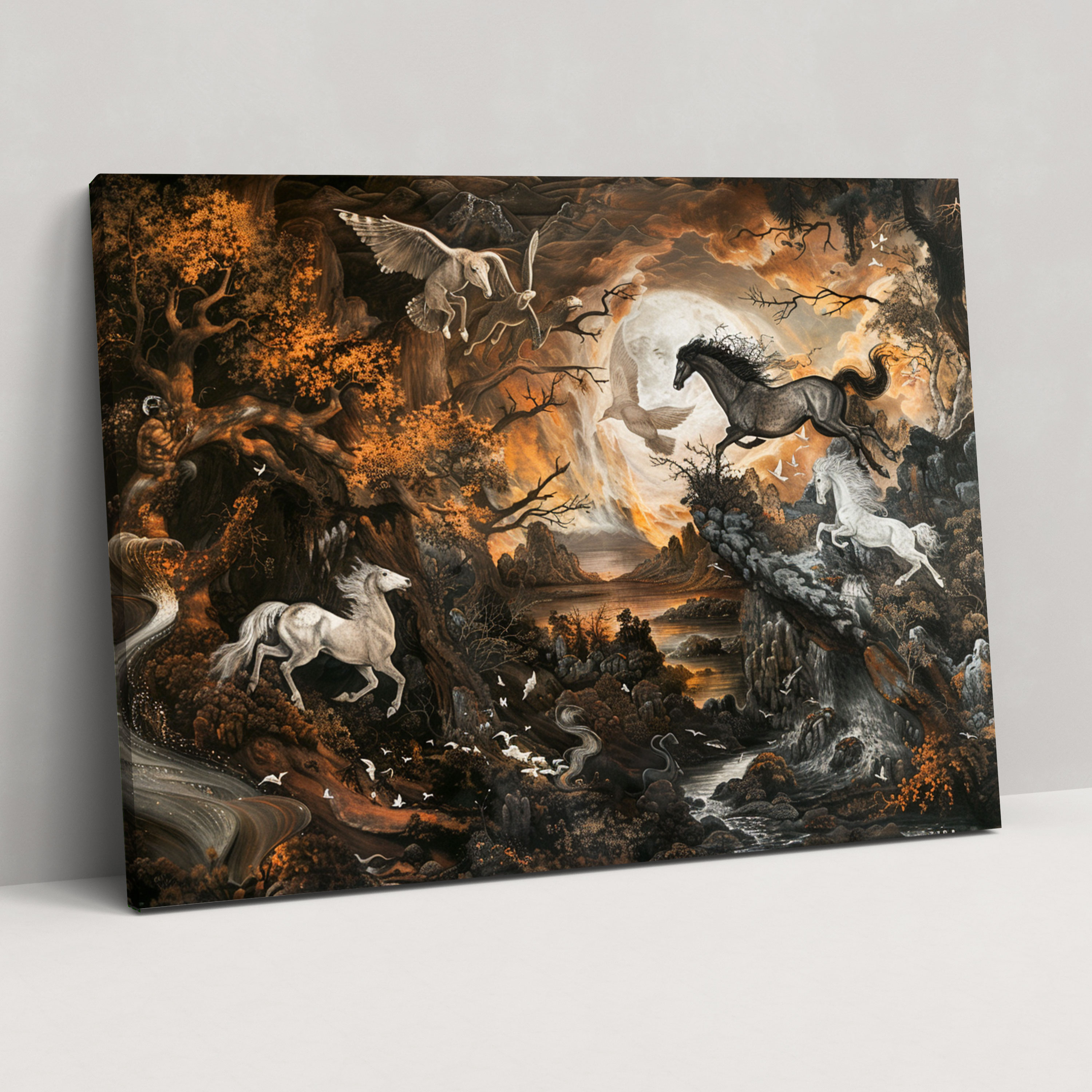 Baroque Style Painting Canvas Print - Baroque, Baroque Style Painting, Wall Decoration, Canvas Print