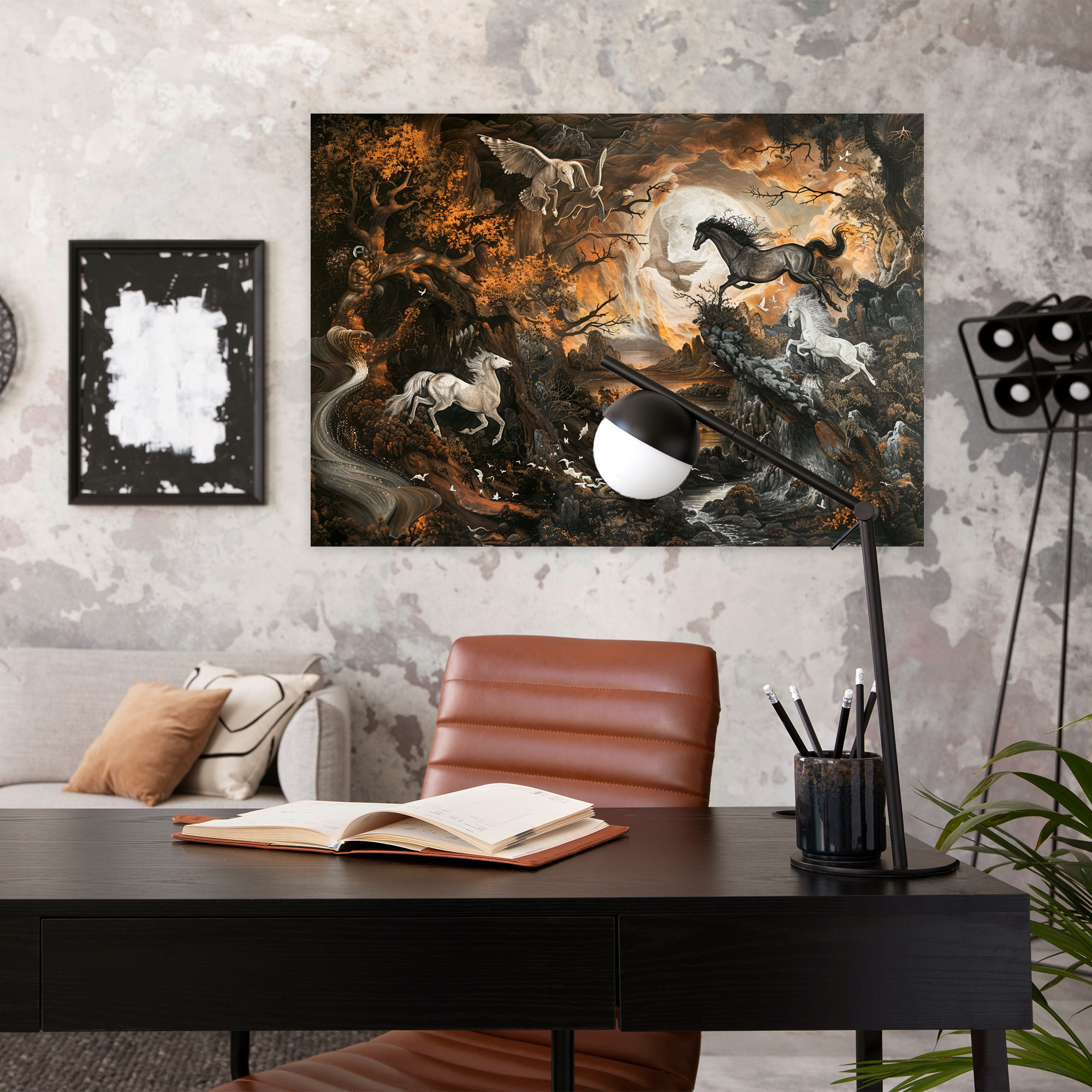 Baroque Style Painting Canvas Print - Baroque, Baroque Style Painting, Wall Decoration, Canvas Print