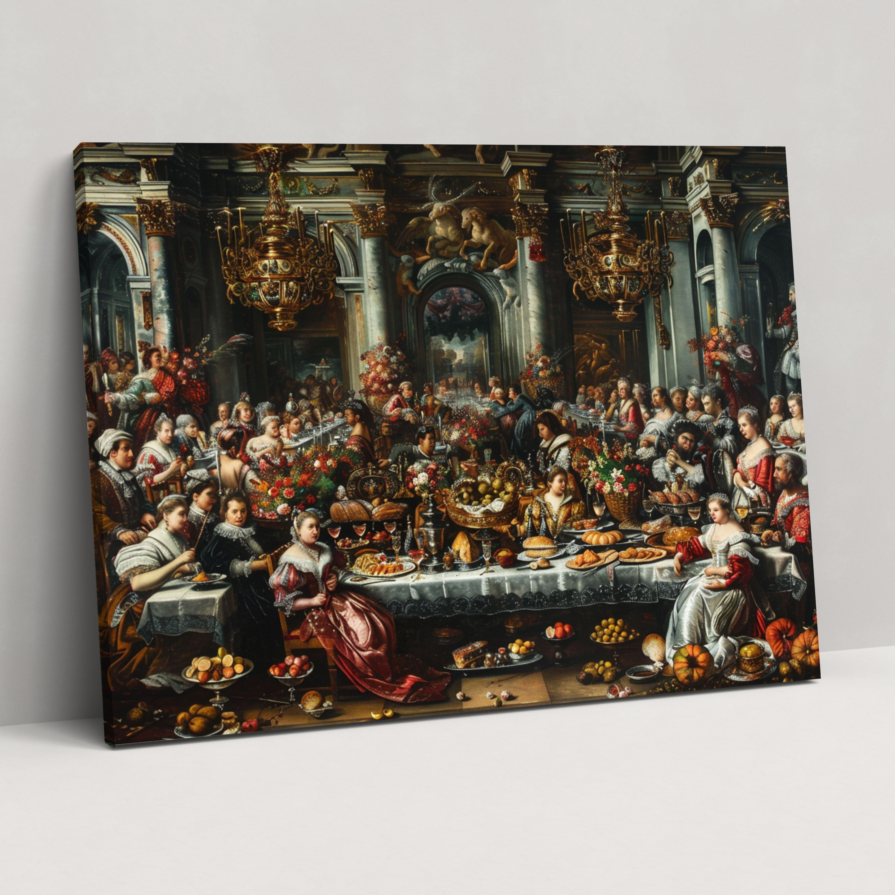 Baroque Style Painting Canvas Print - Baroque, Baroque Style Painting, Wall Art, Home Decoration