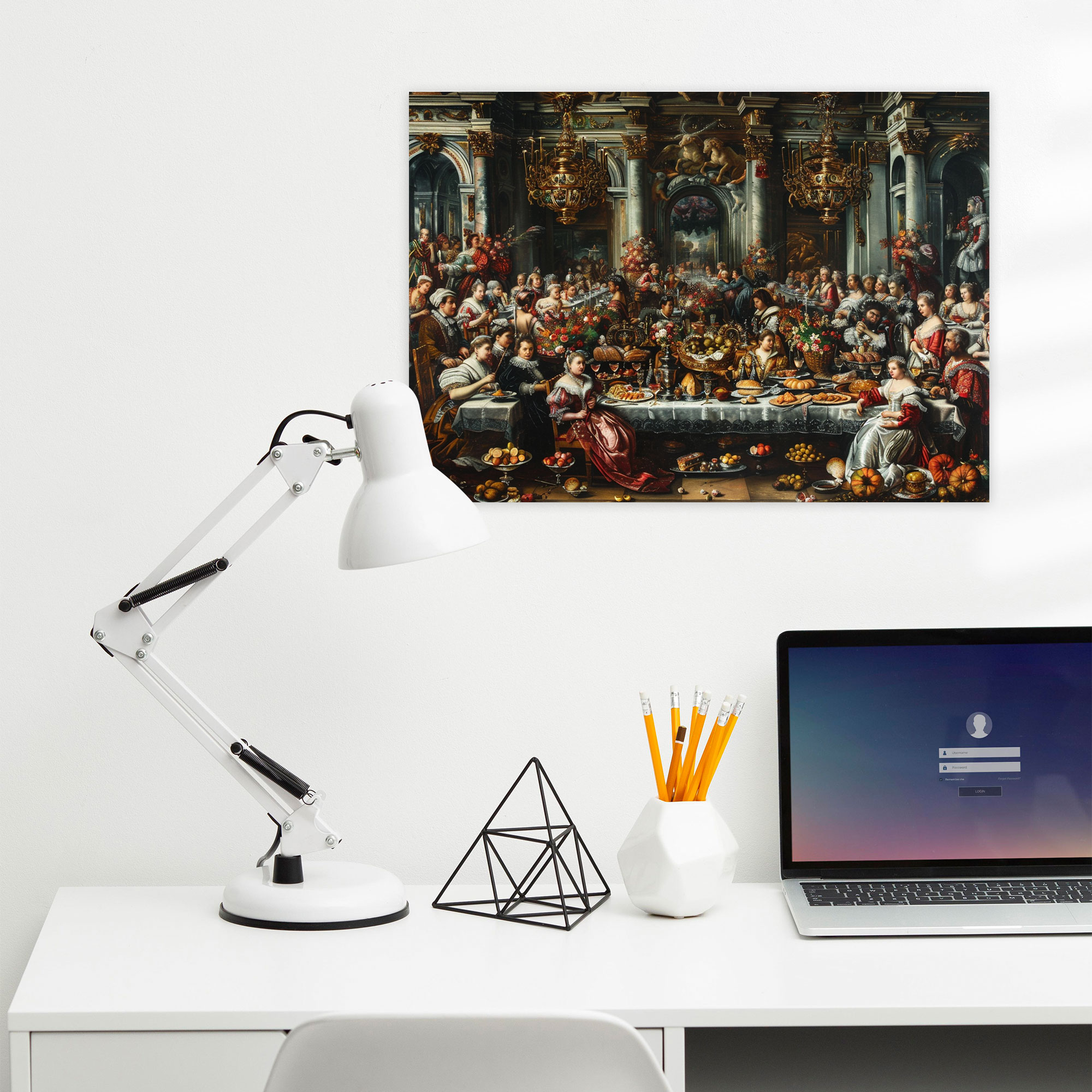 Baroque Style Painting Canvas Print - Baroque, Baroque Style Painting, Wall Art, Home Decoration