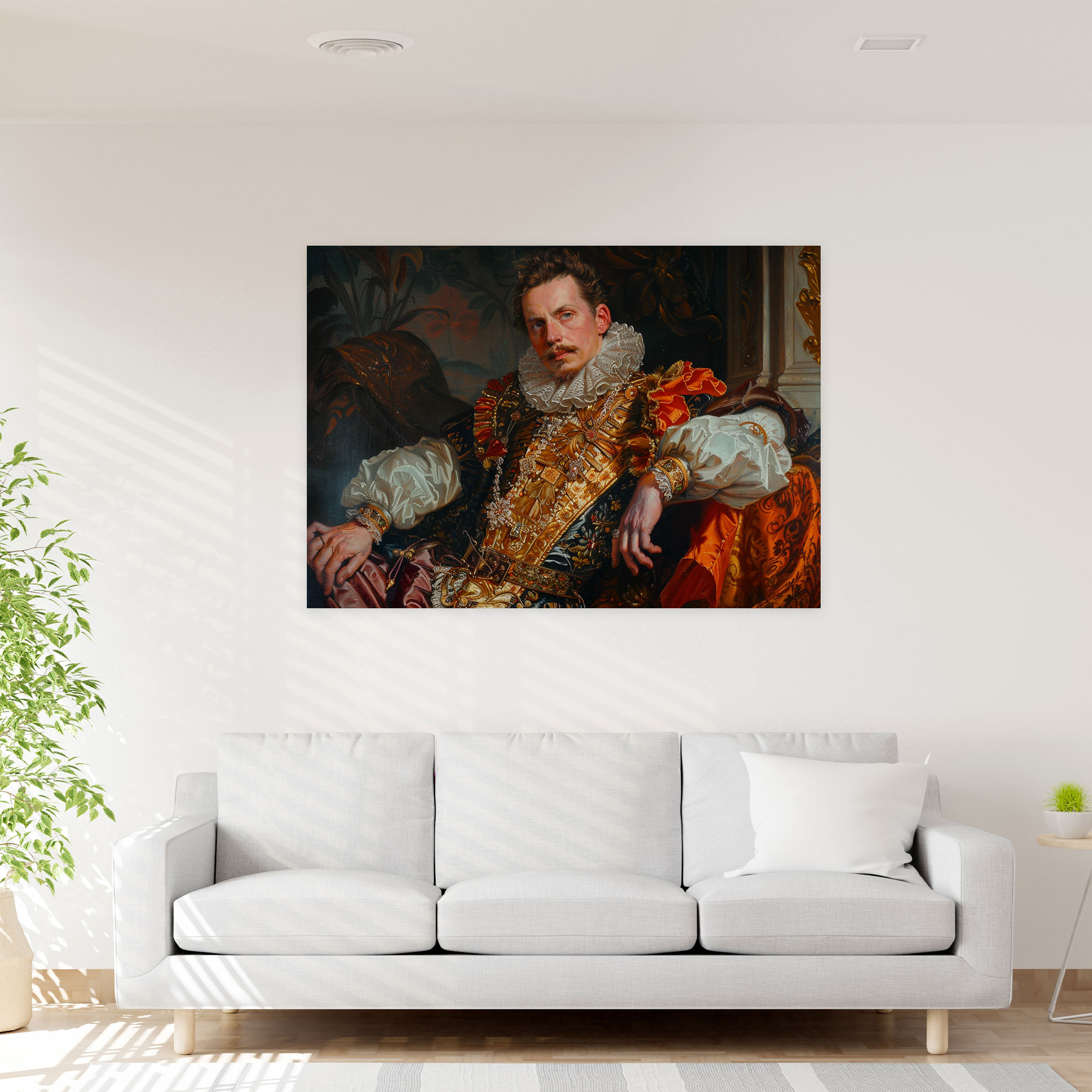 Baroque Style Painting Wall Art - Baroque, Canvas, Wall Art, Baroque Style Painting