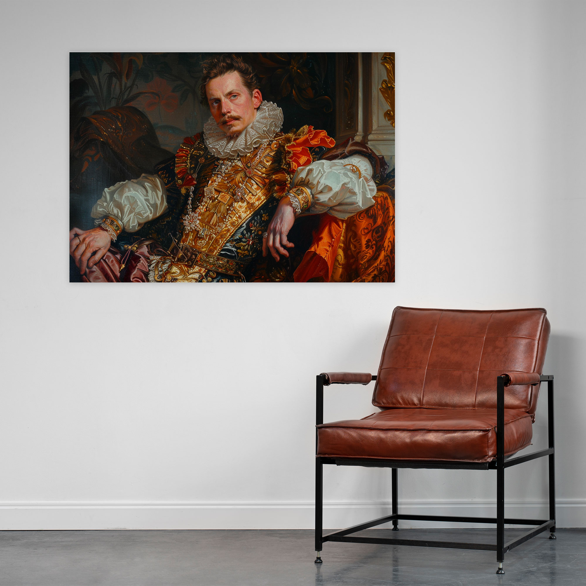 Baroque Style Painting Wall Art - Baroque, Canvas, Wall Art, Baroque Style Painting