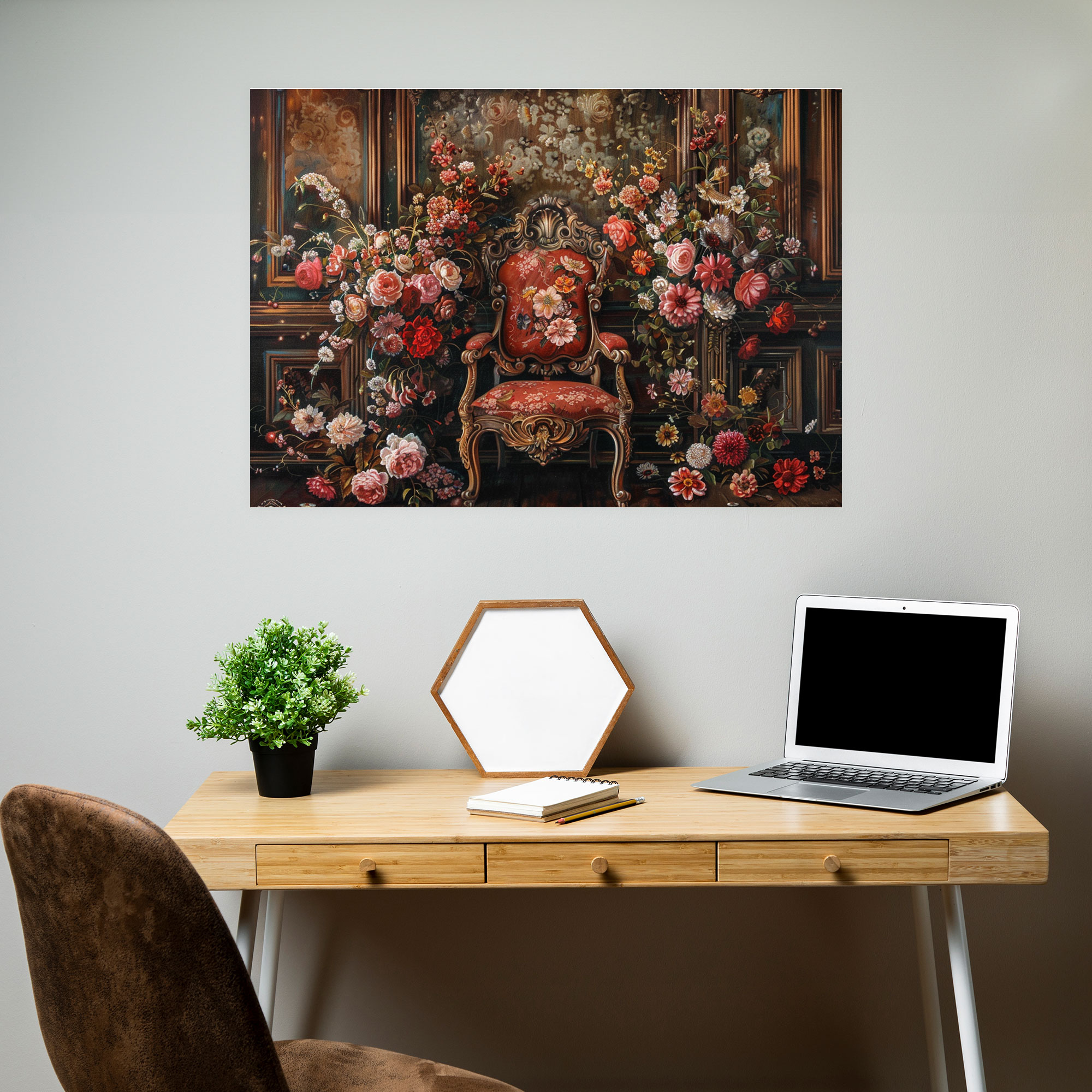 Baroque Style Painting Canvas Print - Baroque, Canvas Wall Art, Canvas Print, Baroque Style Painting