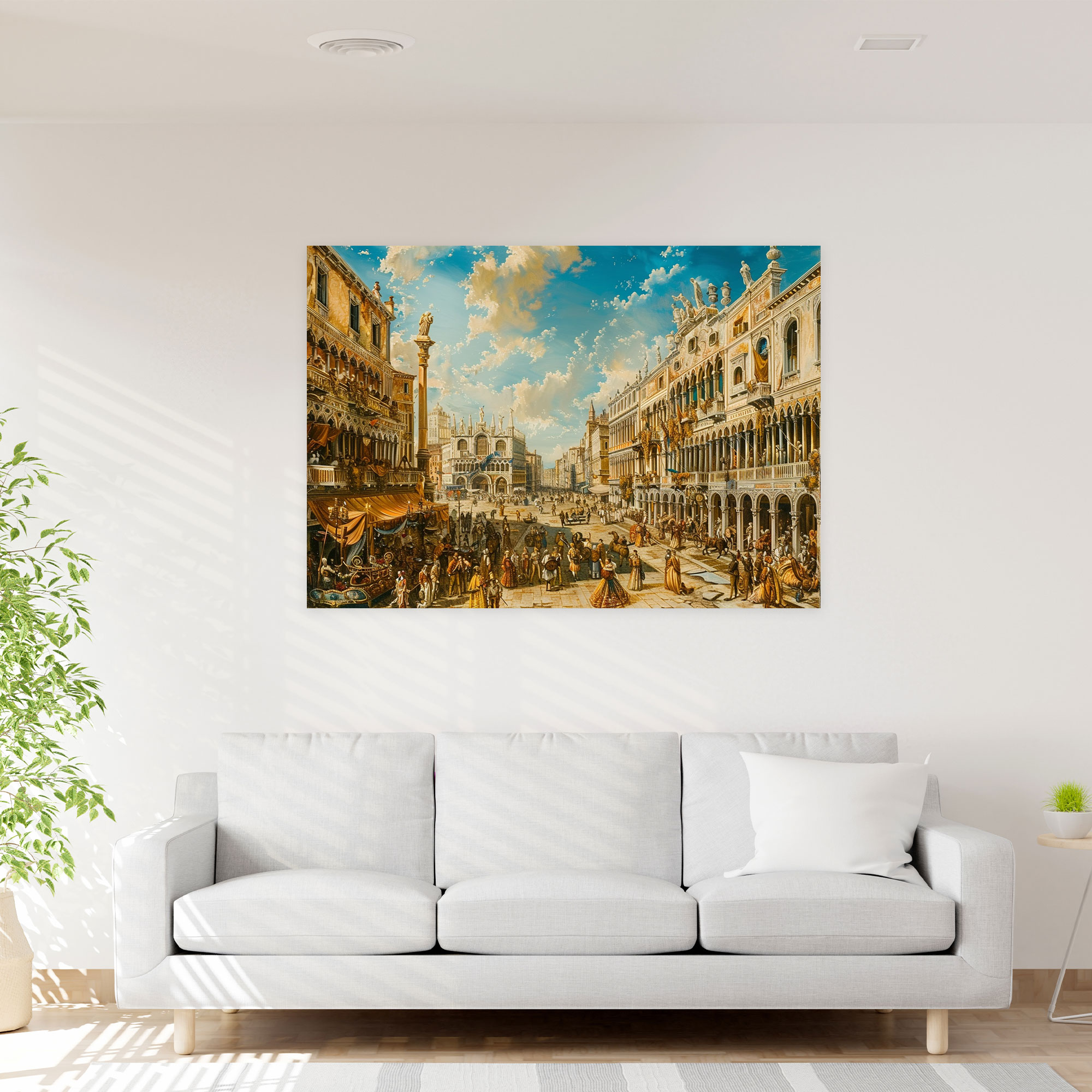 Baroque Style Painting Wall Art - Baroque, Home Decoration, Wall Decoration, Baroque Style Painting