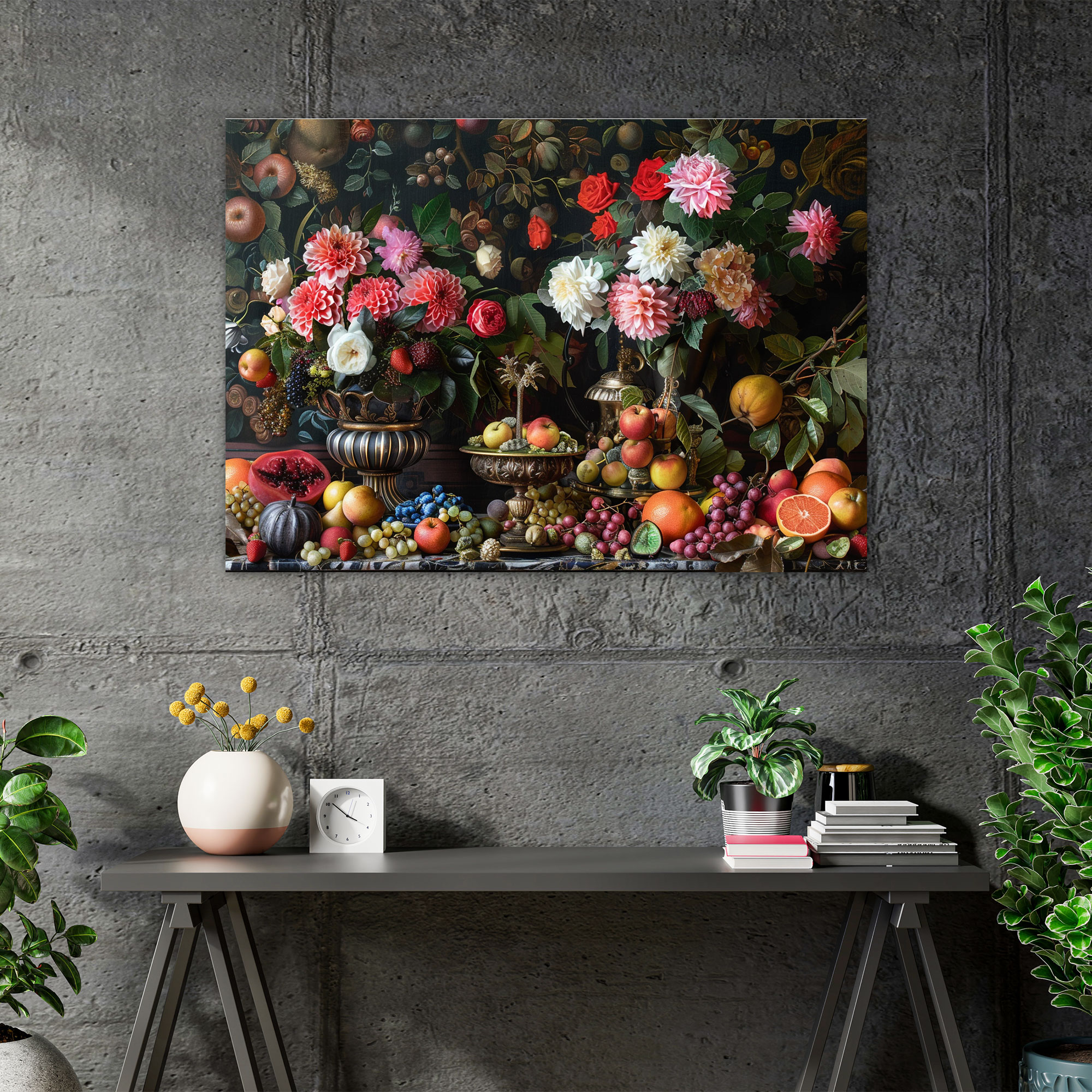 Baroque Style Painting Canvas Print - Baroque, Canvas Wall Art, Canvas, Home Decoration