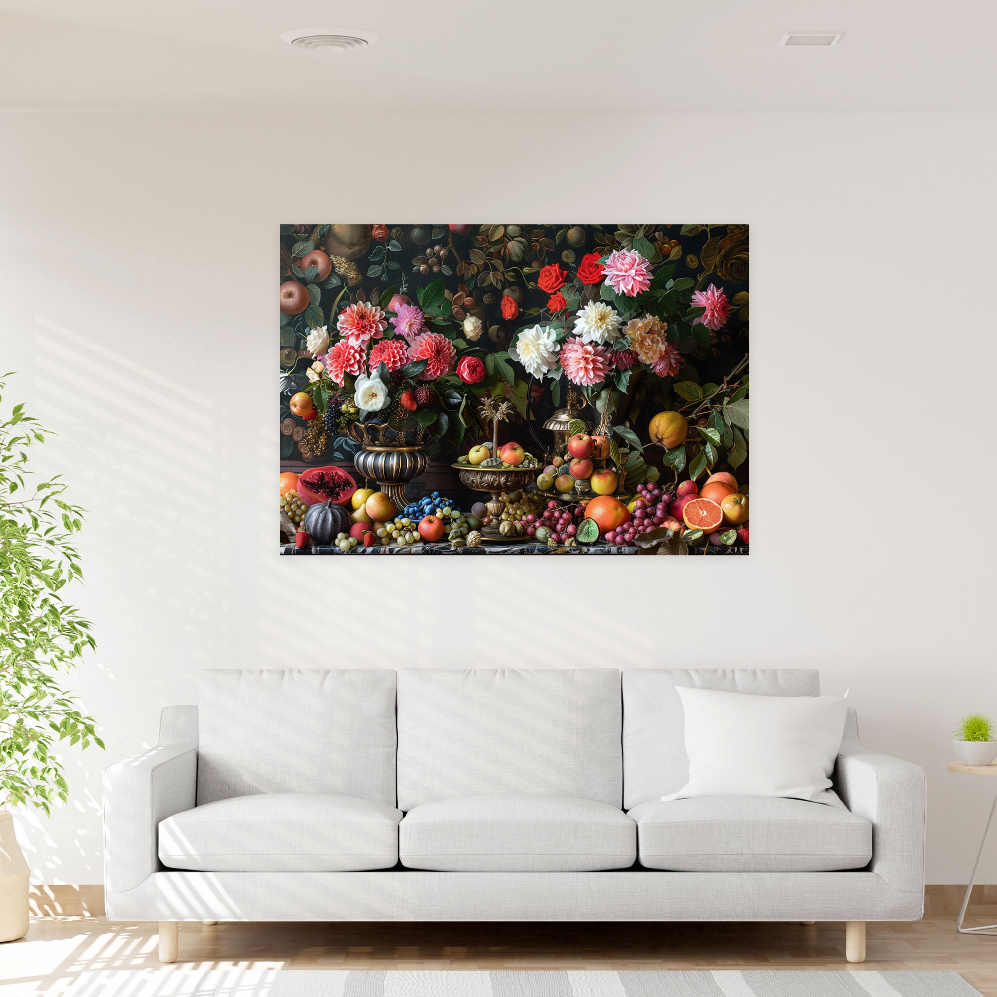 Baroque Style Painting Canvas Print - Baroque, Canvas Wall Art, Canvas, Home Decoration