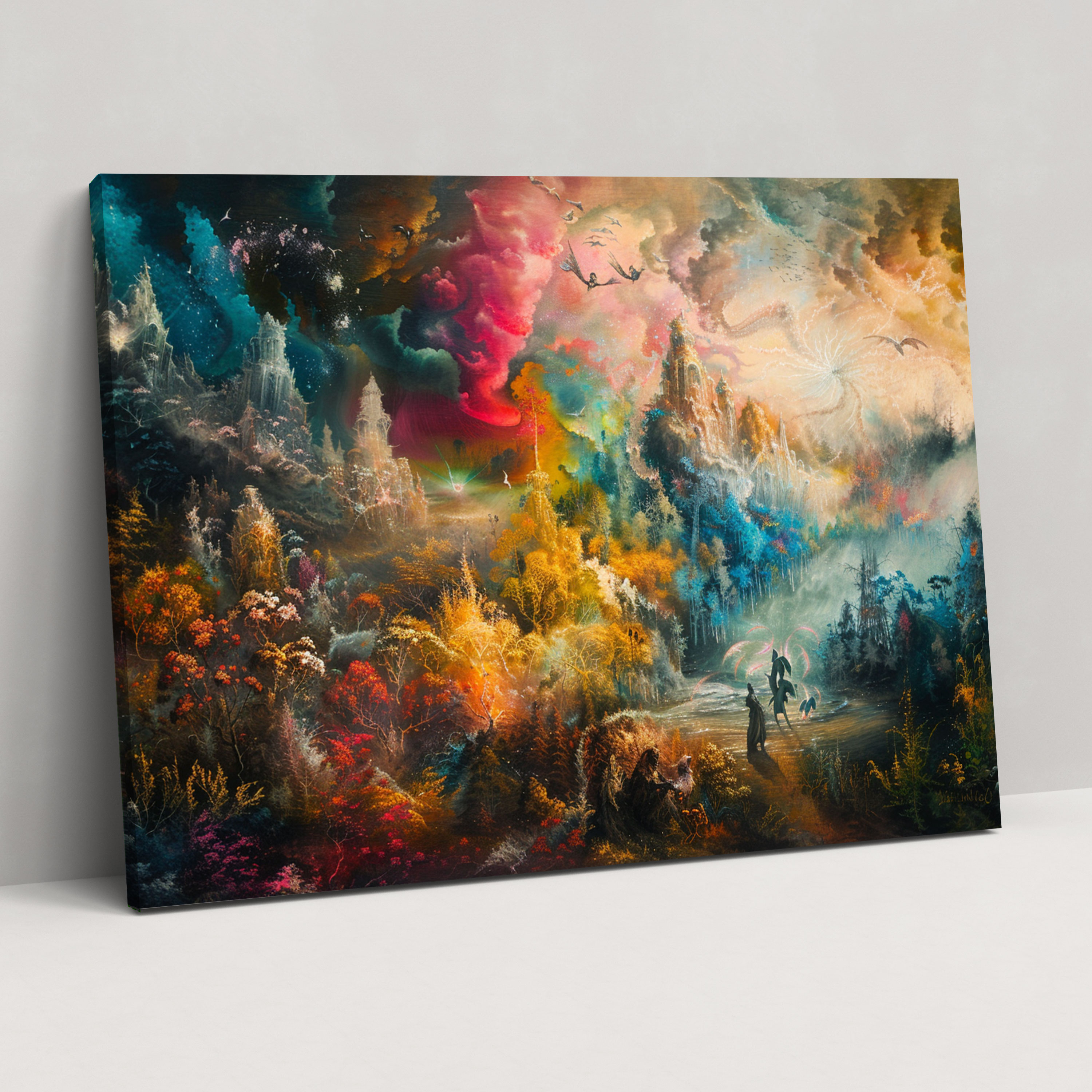 Baroque Style Painting Wall Art - Baroque, Canvas Wall Art, Wall Decoration, Wall Art