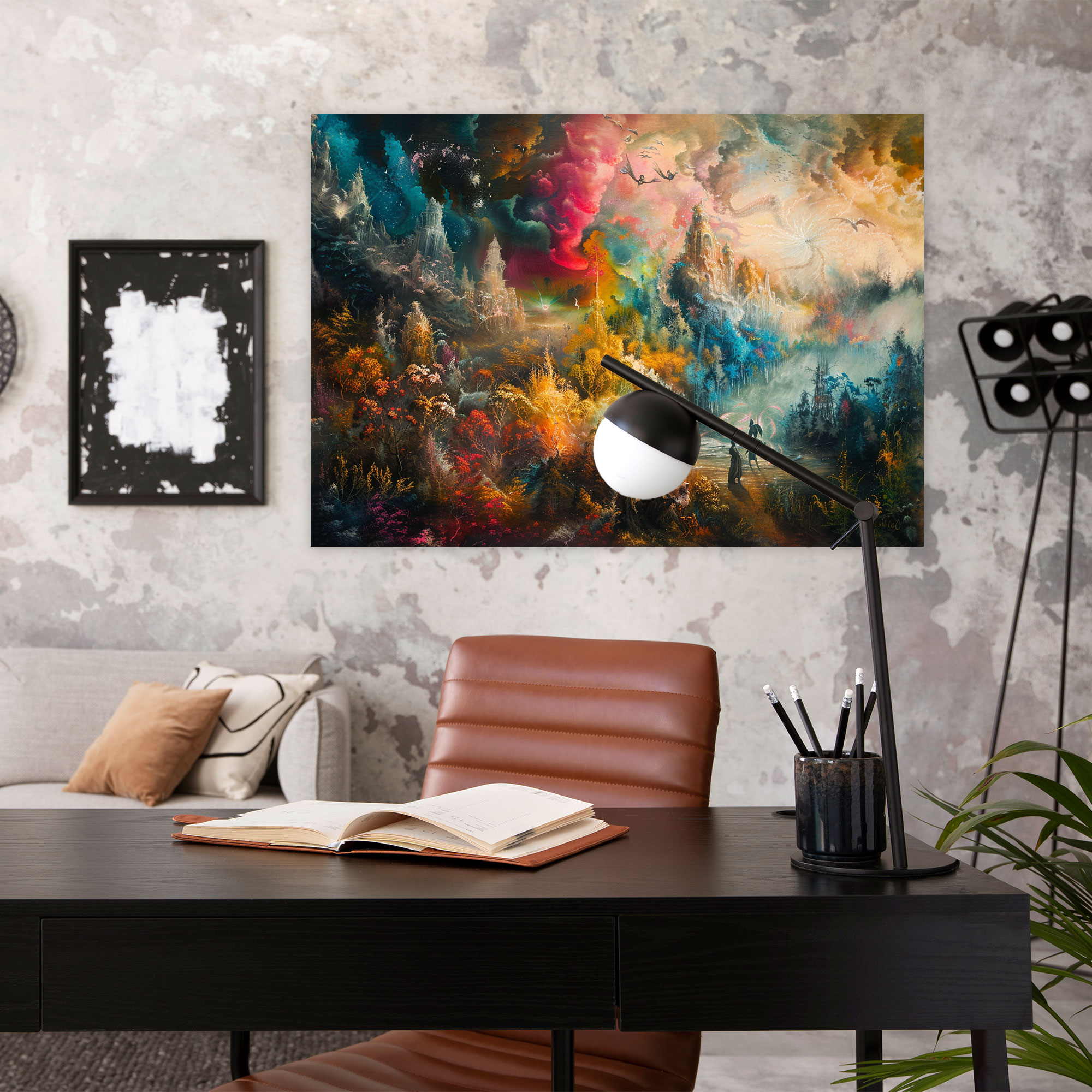 Baroque Style Painting Wall Art - Baroque, Canvas Wall Art, Wall Decoration, Wall Art