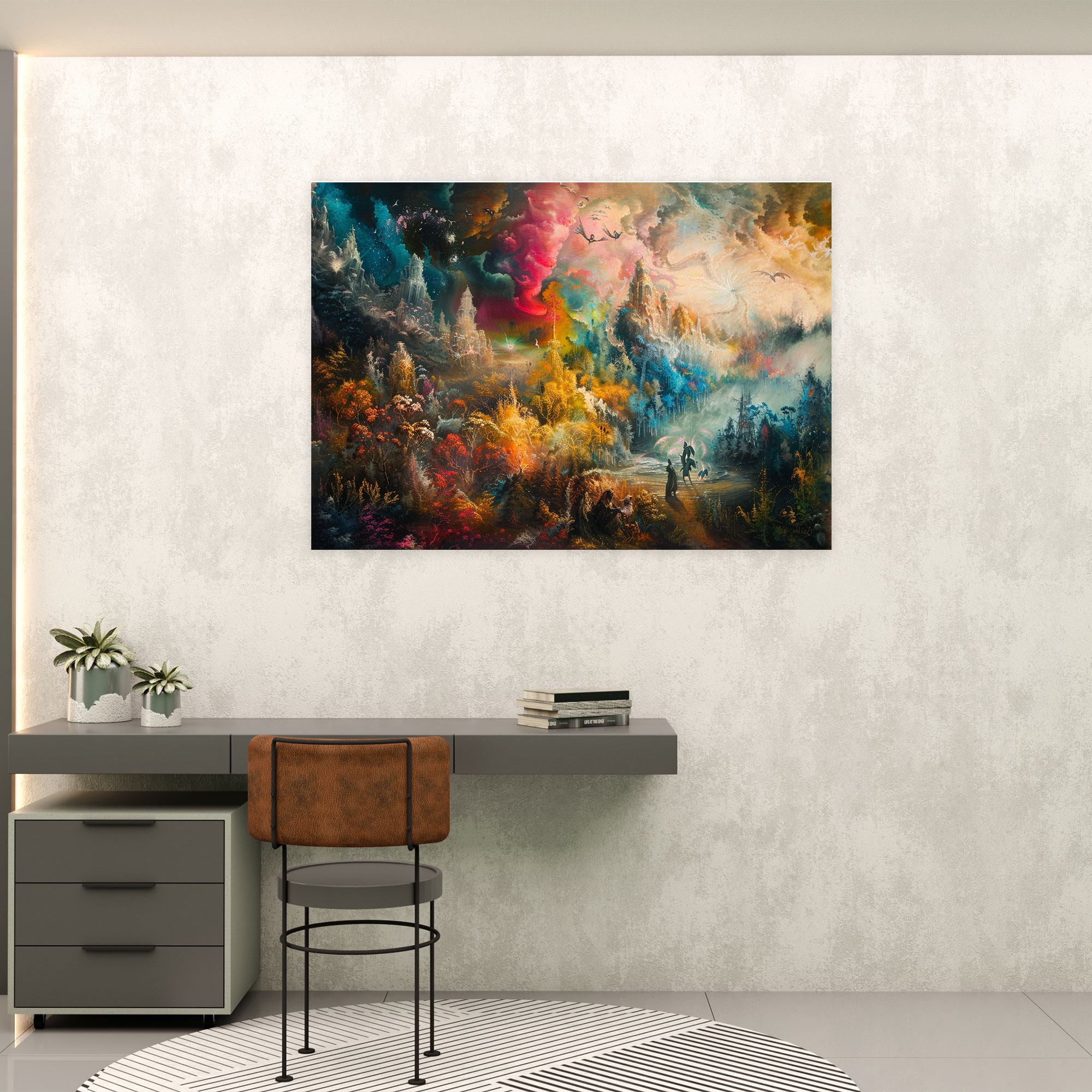 Baroque Style Painting Wall Art - Baroque, Canvas Wall Art, Wall Decoration, Wall Art