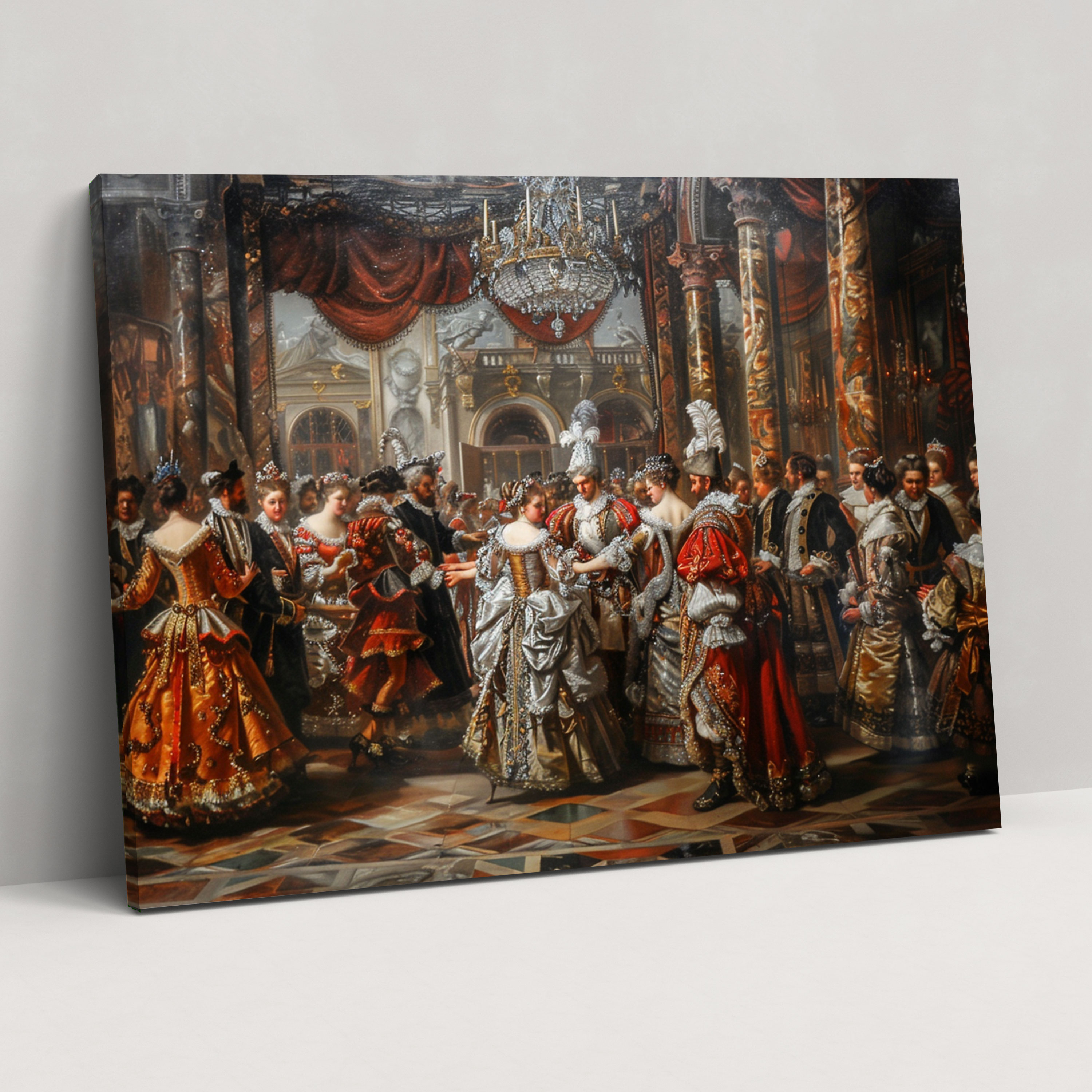 Royal Ballroom Wall Art - Baroque, Wall Art, Canvas, Canvas Wall Art