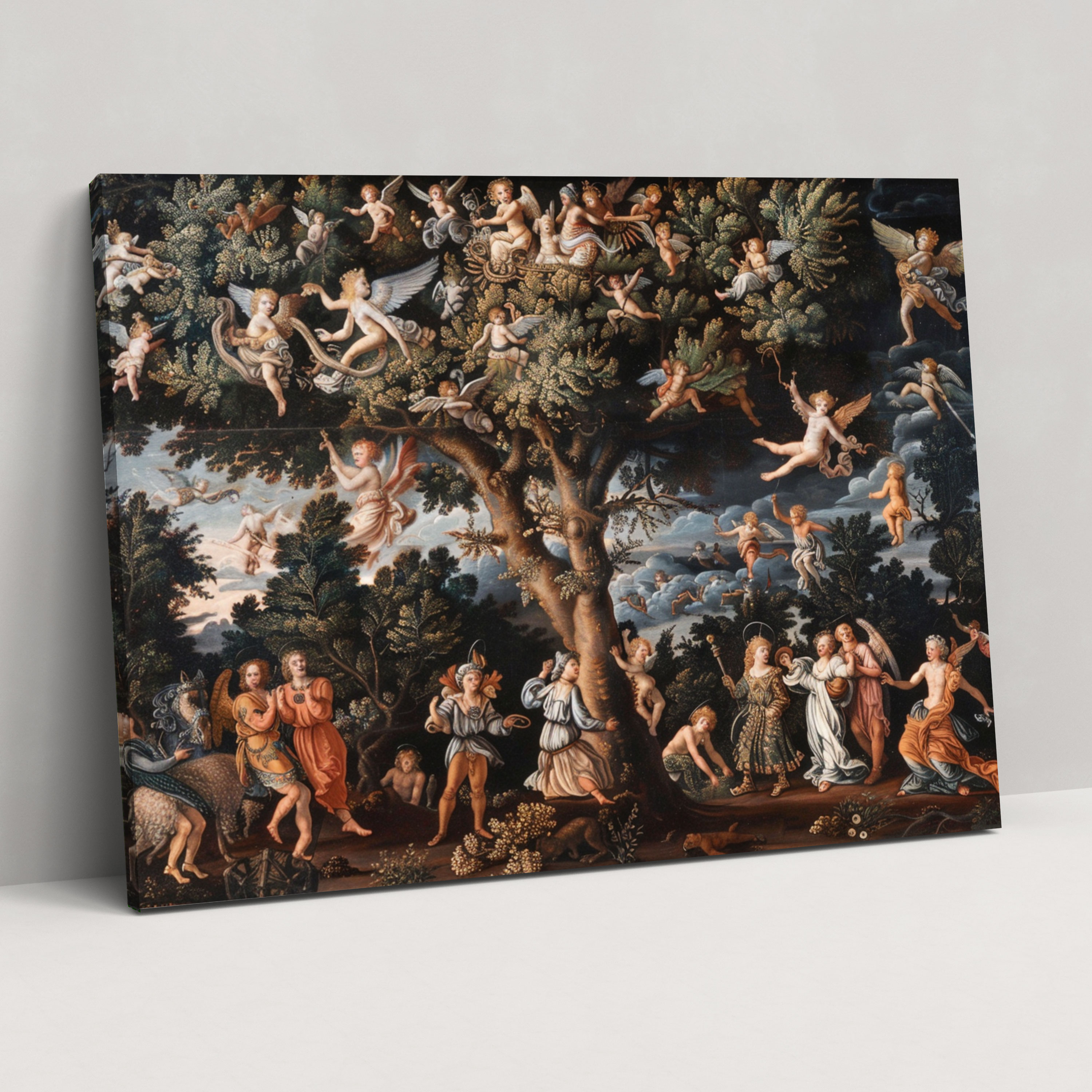 Allegorical Myths Canvas Print - Baroque, Canvas, Canvas Print, Wall Decoration