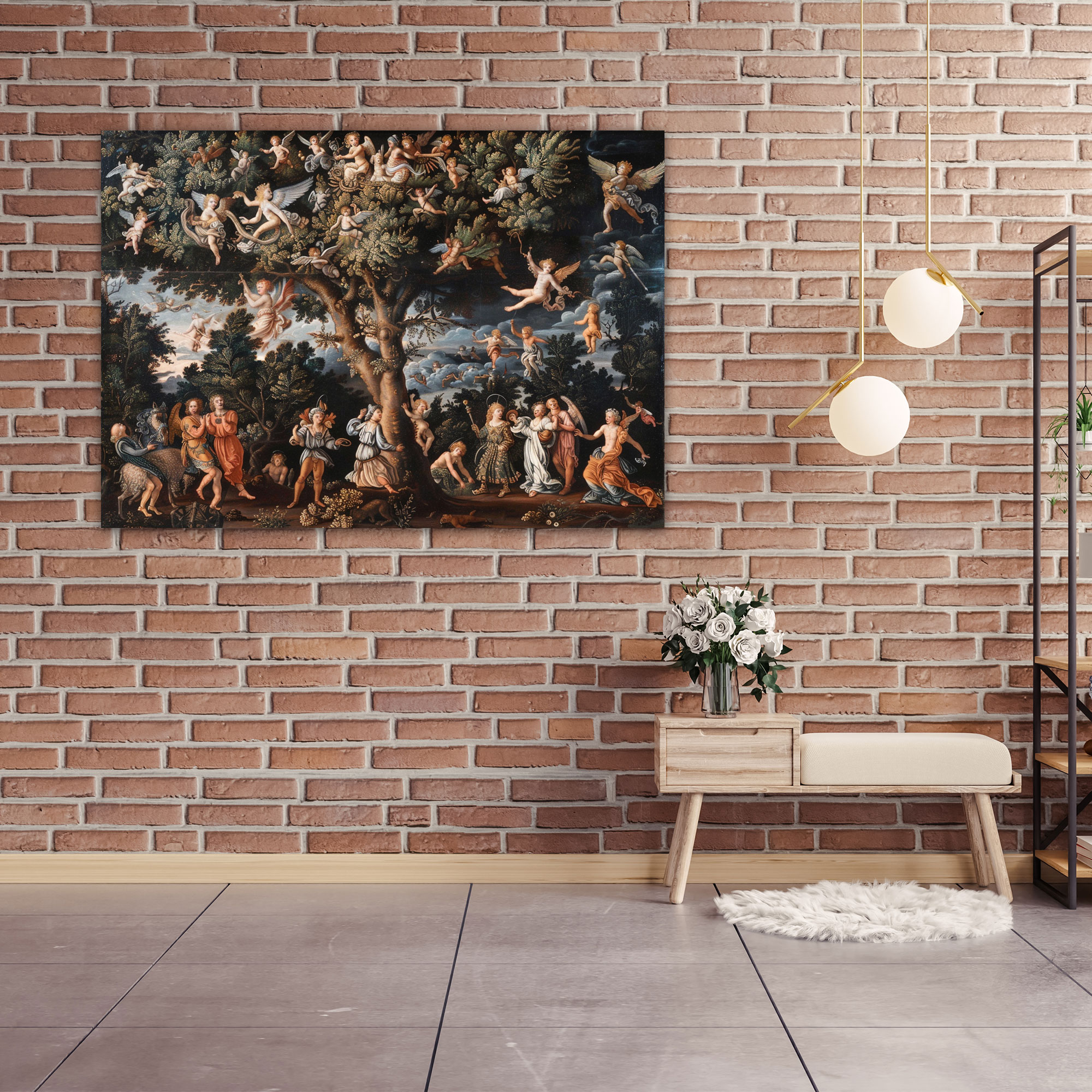 Allegorical Myths Canvas Print - Baroque, Canvas, Canvas Print, Wall Decoration