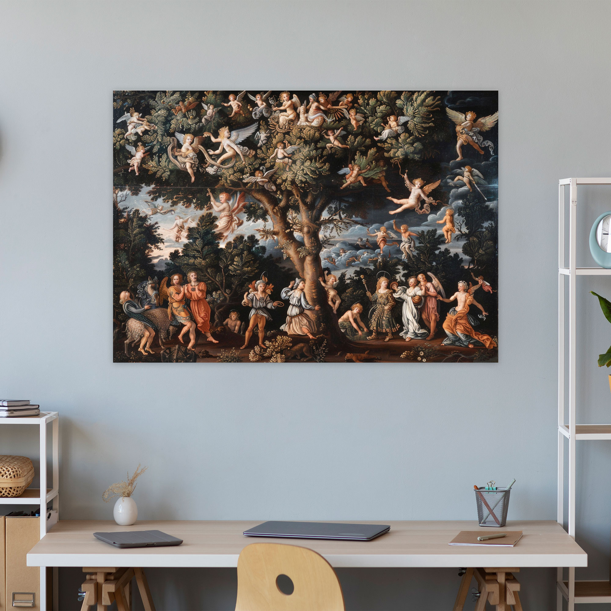 Allegorical Myths Canvas Print - Baroque, Canvas, Canvas Print, Wall Decoration