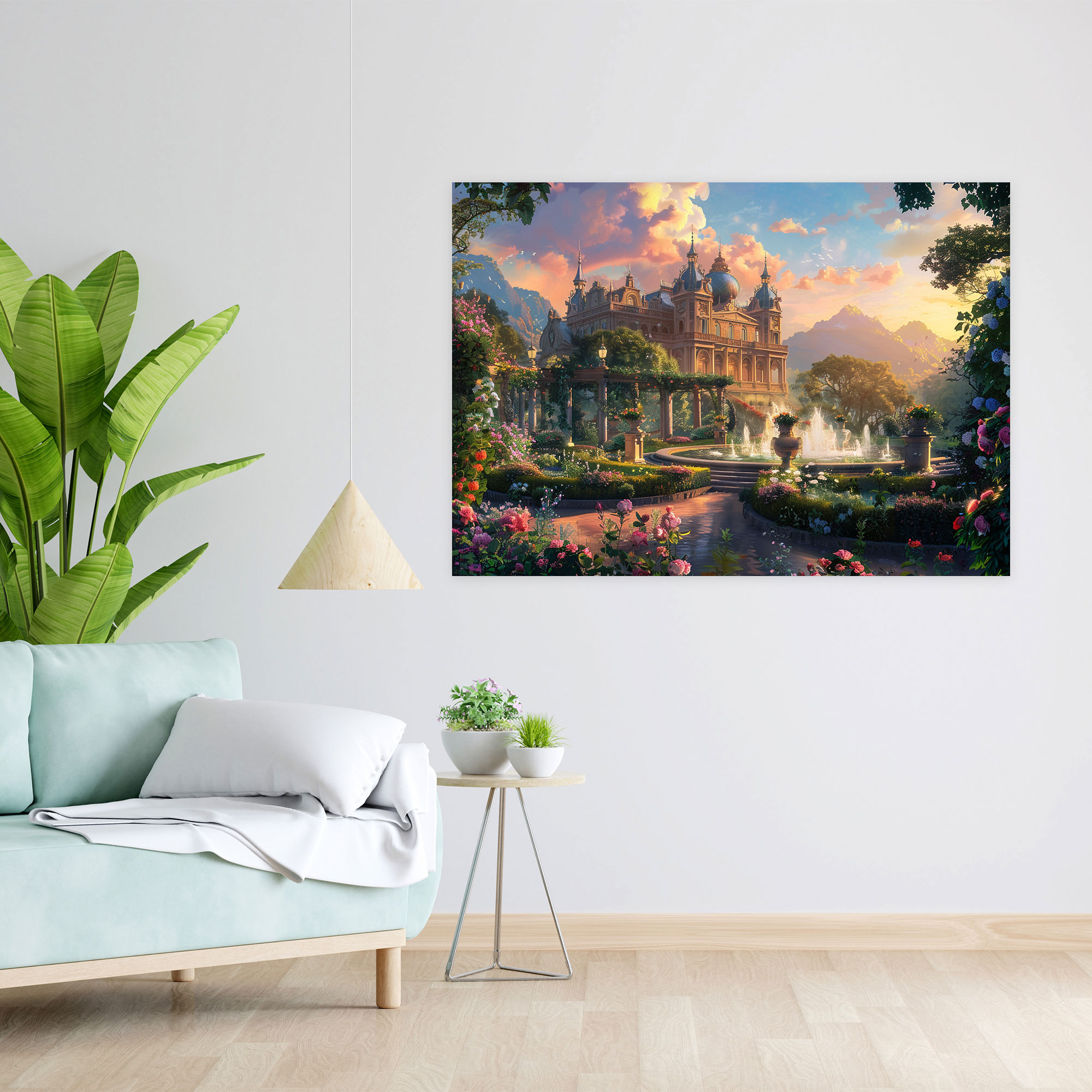 Baroque Style Painting Canvas Print - Baroque, Home Decoration, Canvas Print, Baroque Style Painting