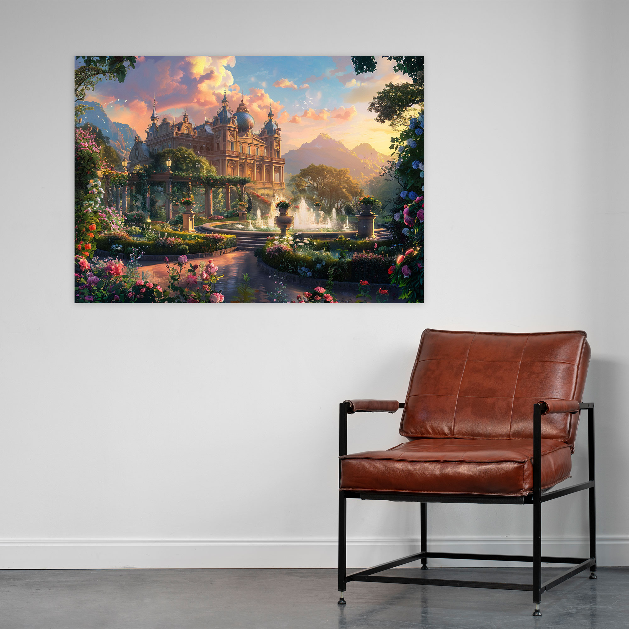 Baroque Style Painting Canvas Print - Baroque, Home Decoration, Canvas Print, Baroque Style Painting