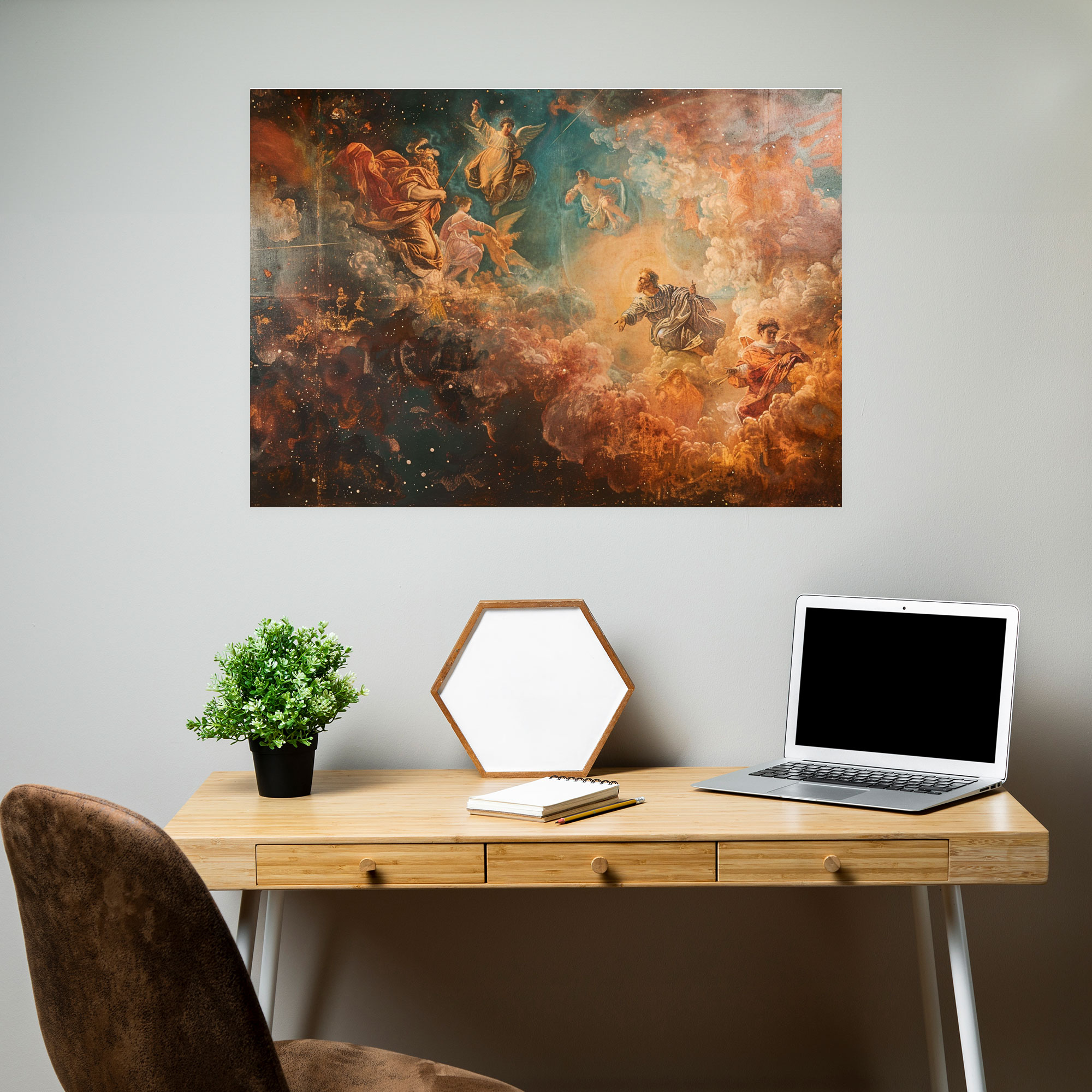 Baroque Style Painting Wall Art - Baroque, Wall Art, Canvas Wall Art, Canvas