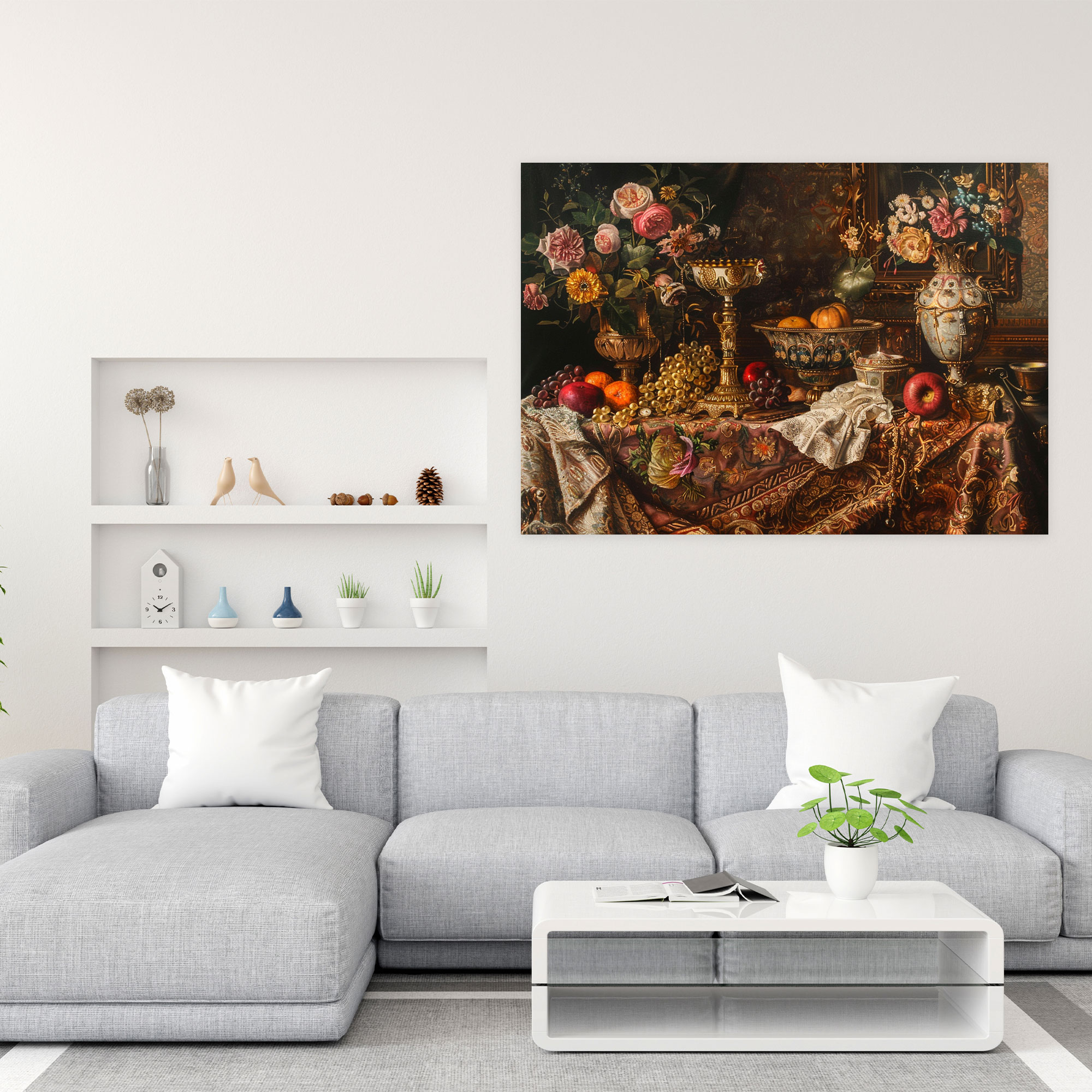 Baroque Style Painting Canvas Print - Baroque, Canvas, Canvas Wall Art, Wall Art