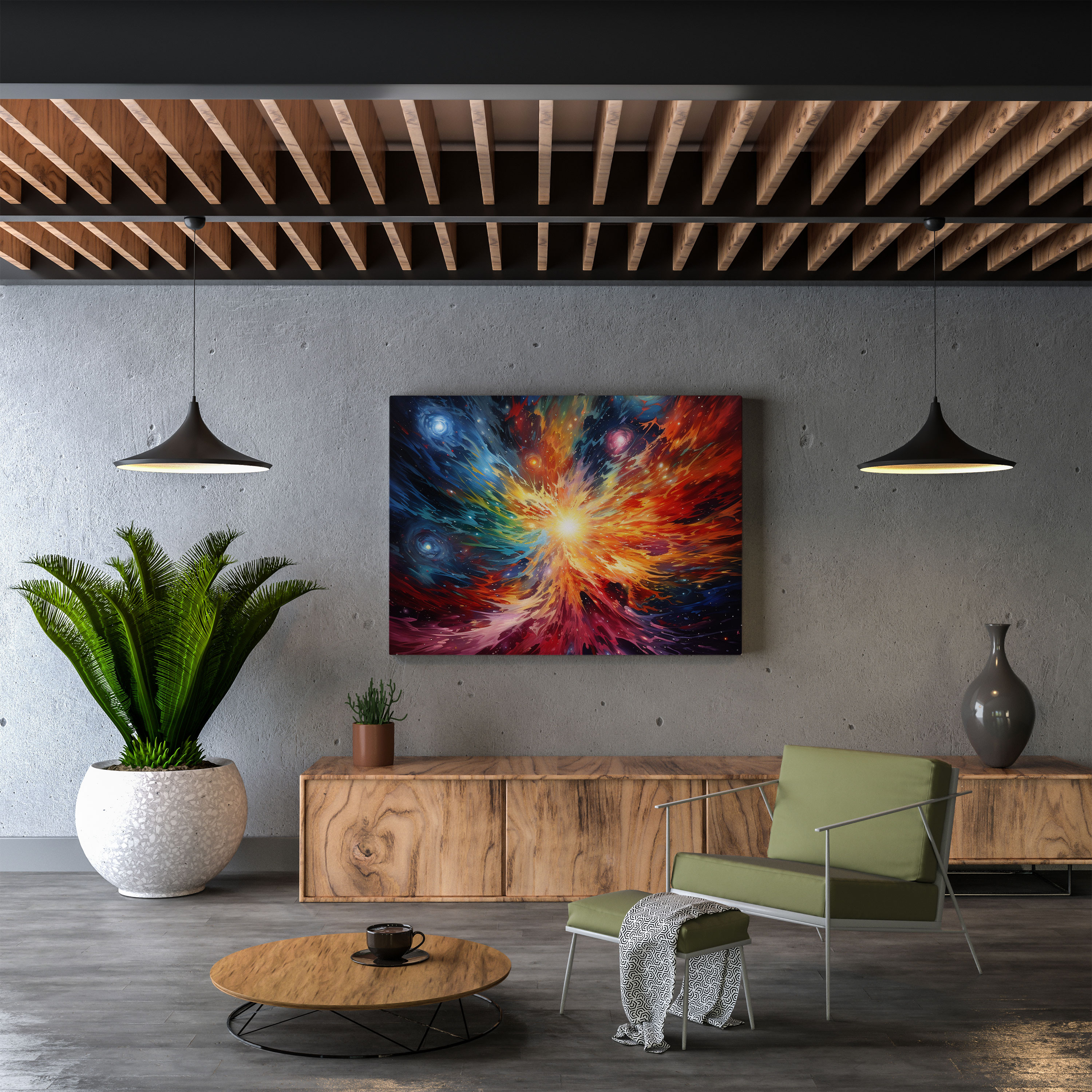 Born Canvas Print - Birth Of Stars - Born, Universe, Canvas, Canvas Wall Art
