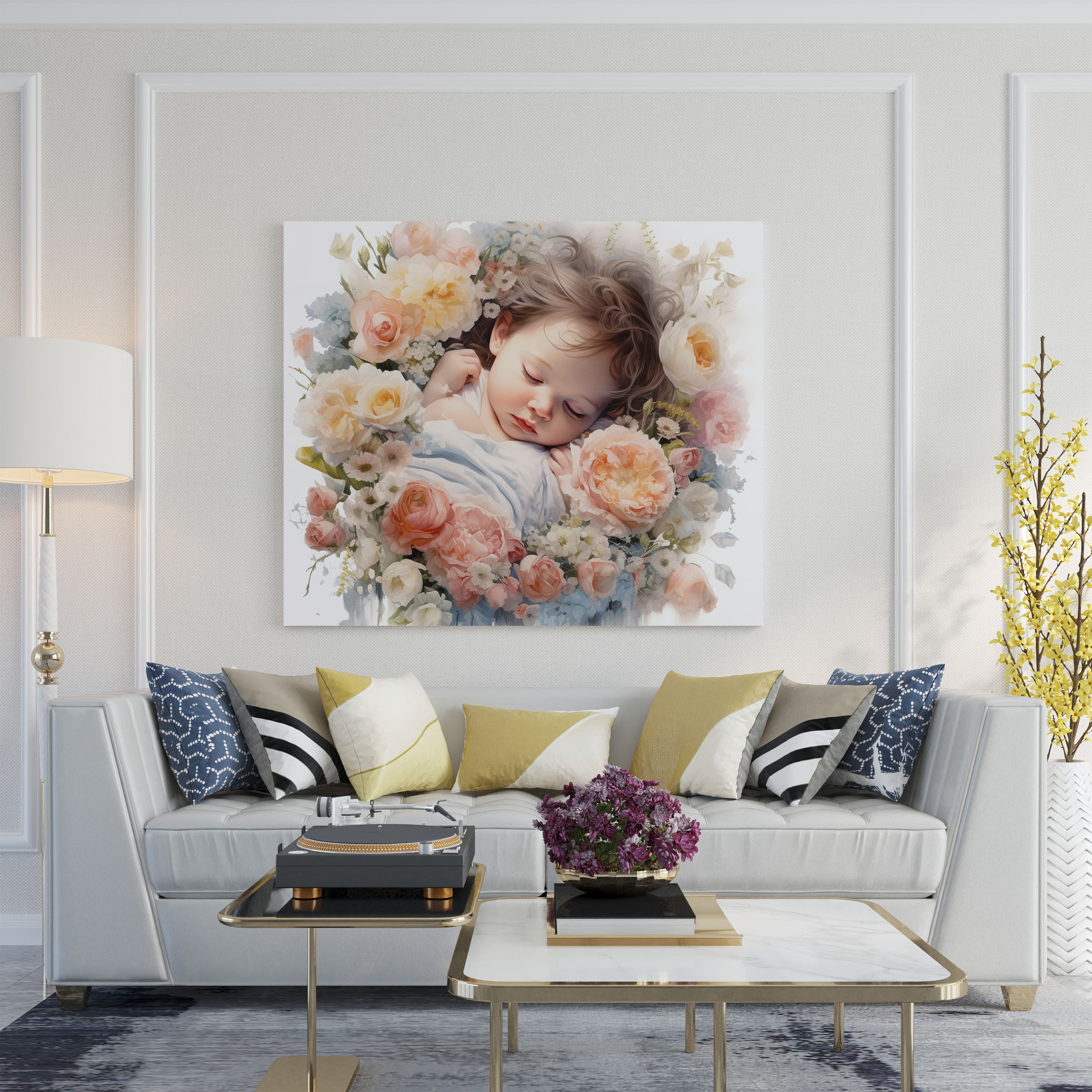 Born Canvas Print Wall Art - Born, Canvas, Home Decoration, Wall Decoration