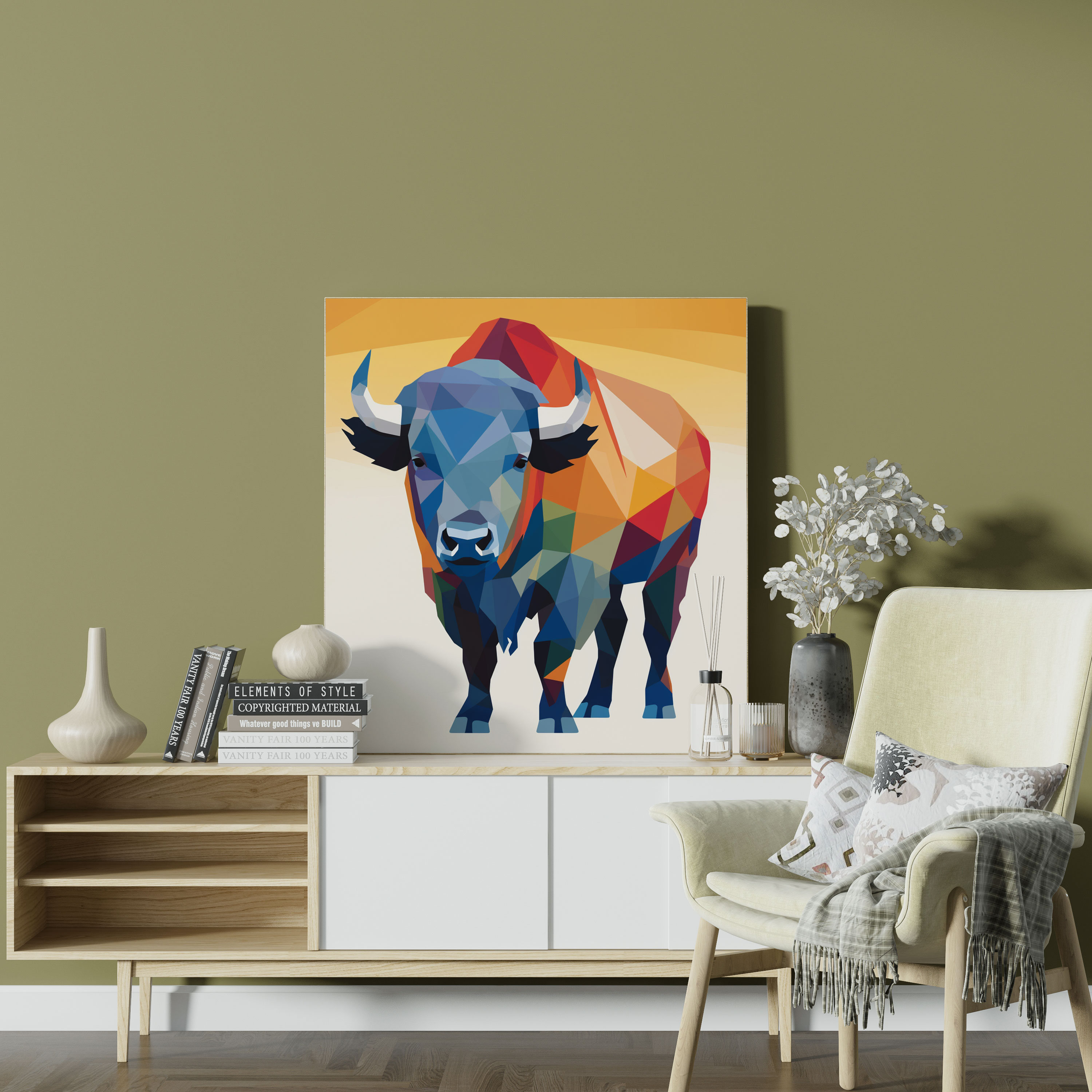 Buffalo Wall Decoration - Buffalo, Unique, Sophistication, Visually Striking