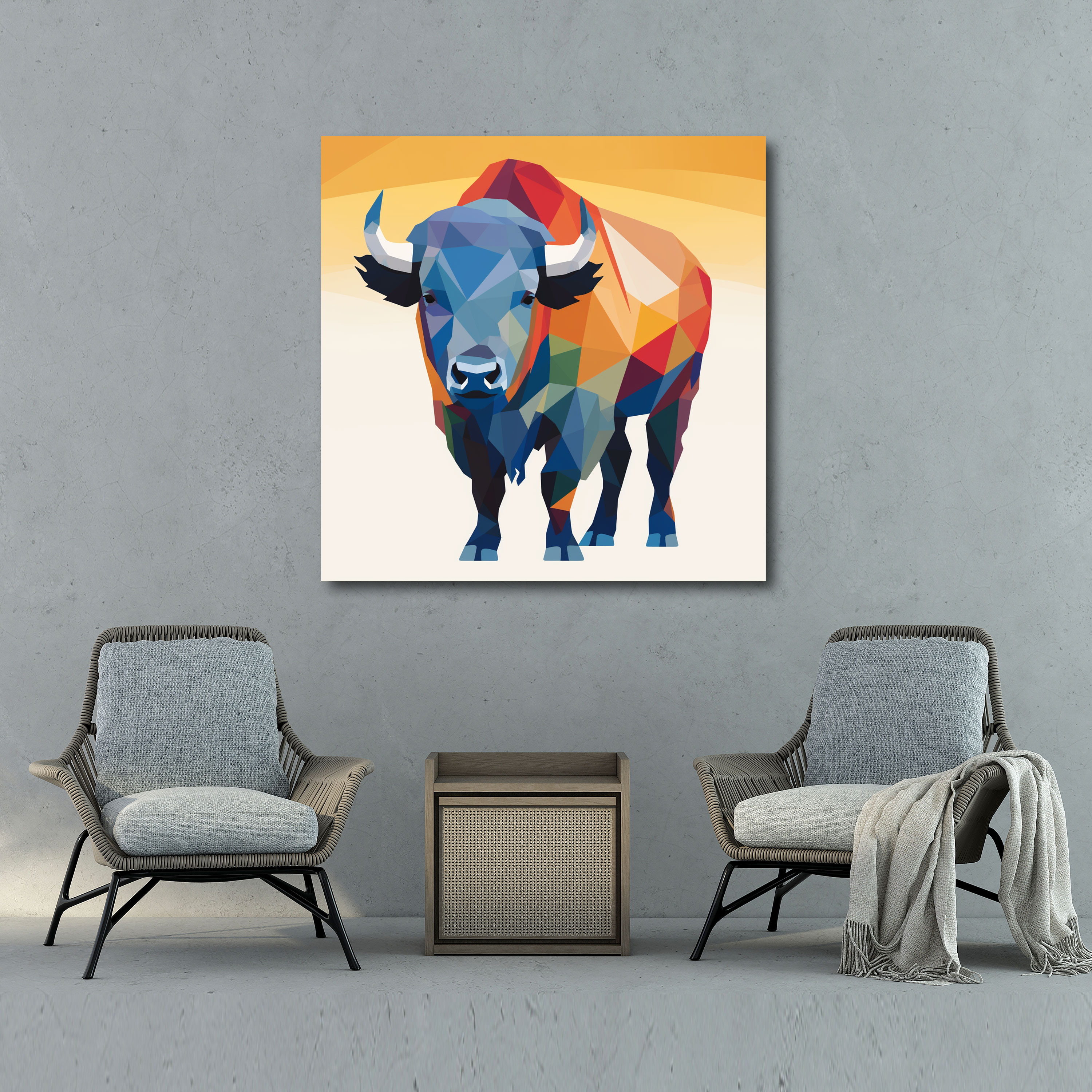 Buffalo Wall Decoration - Buffalo, Unique, Sophistication, Visually Striking