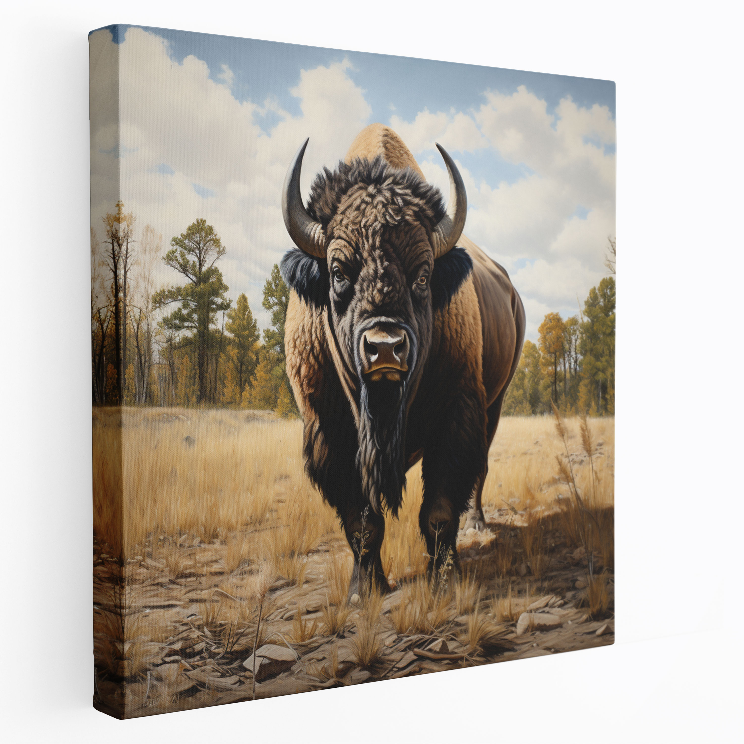Buffalo Wall Art - Buffalo, Home Decoration, Wall Decoration, Canvas Print