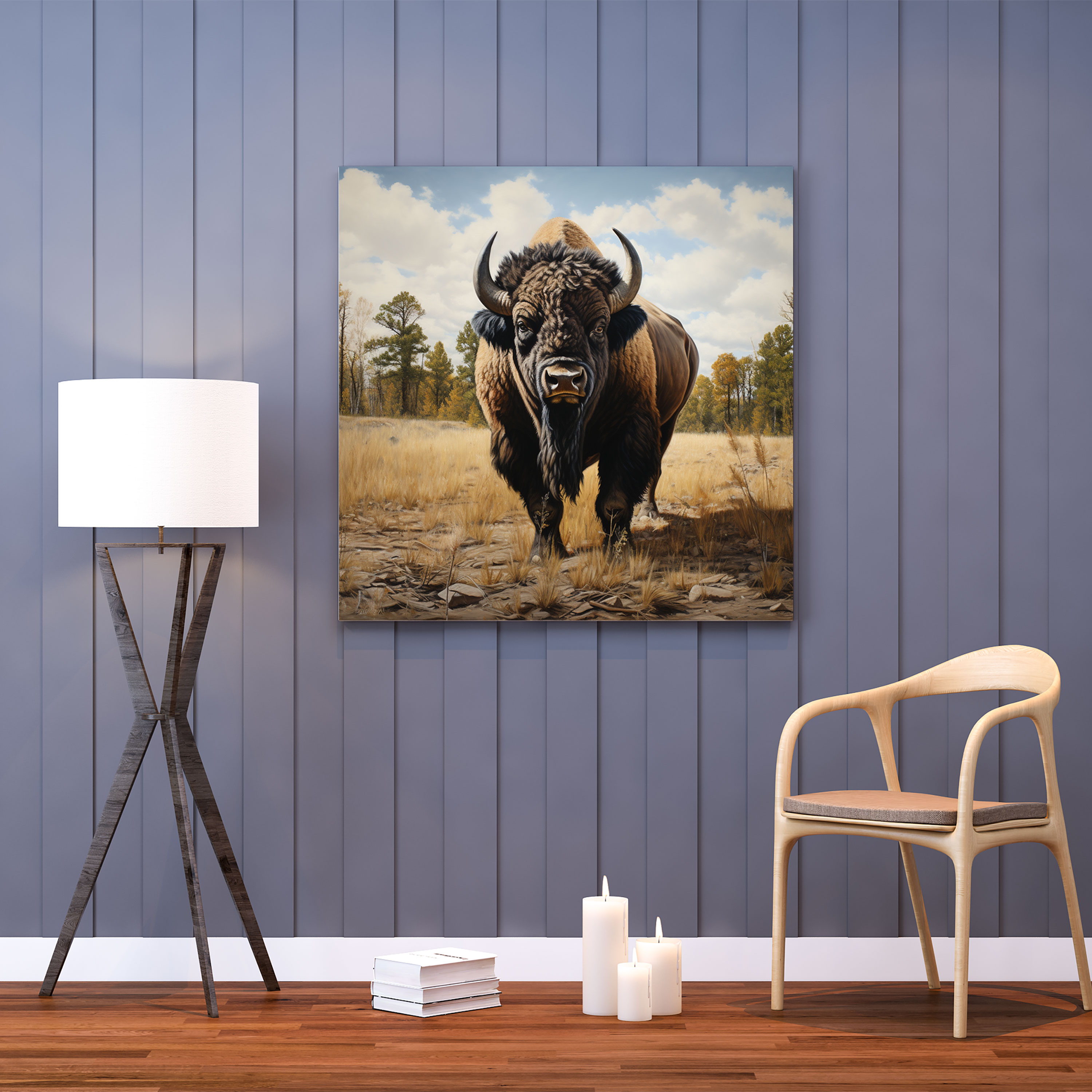 Buffalo Wall Art - Buffalo, Home Decoration, Wall Decoration, Canvas Print