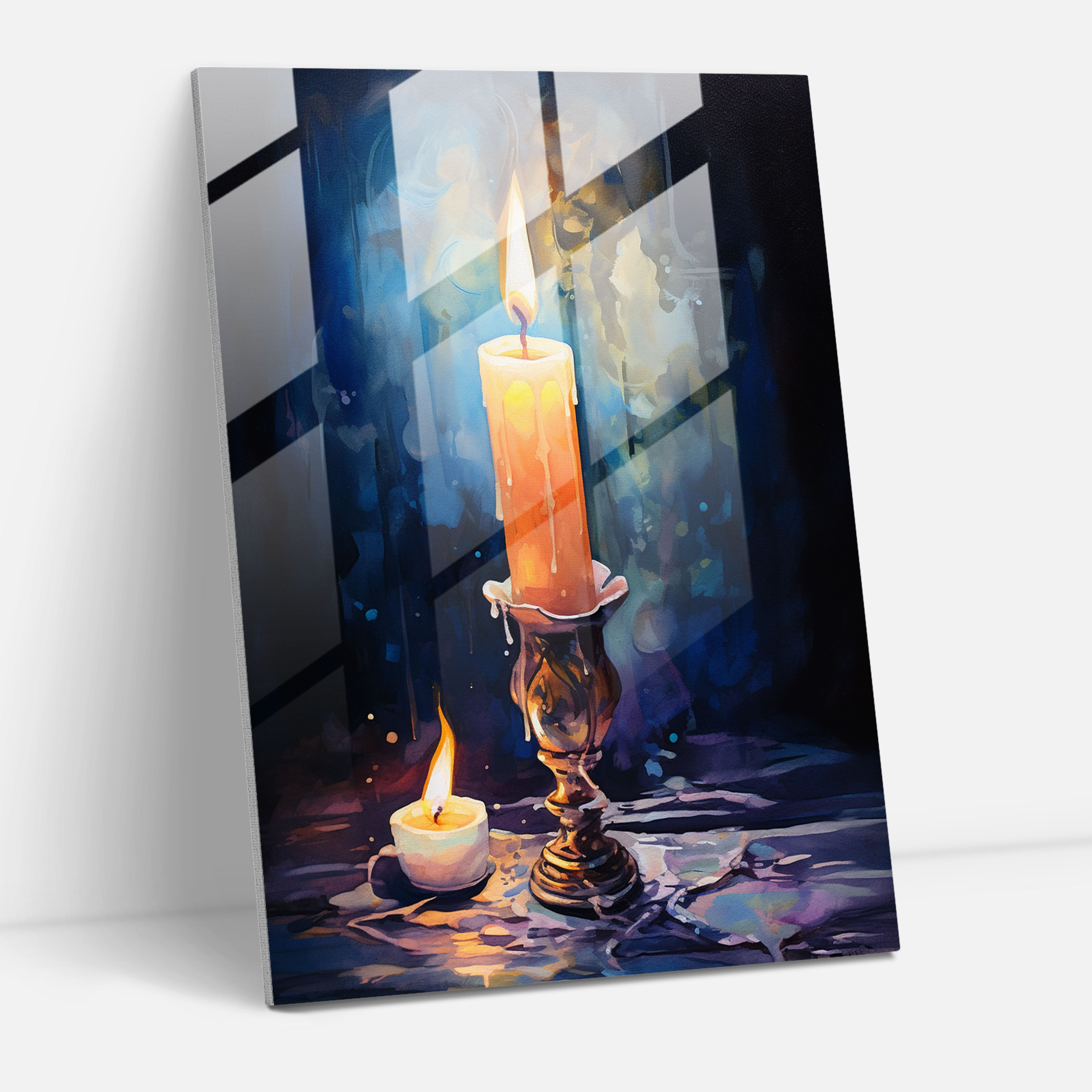 Candle Glass Print - Candle, Glass Print, Candle, Modern Art