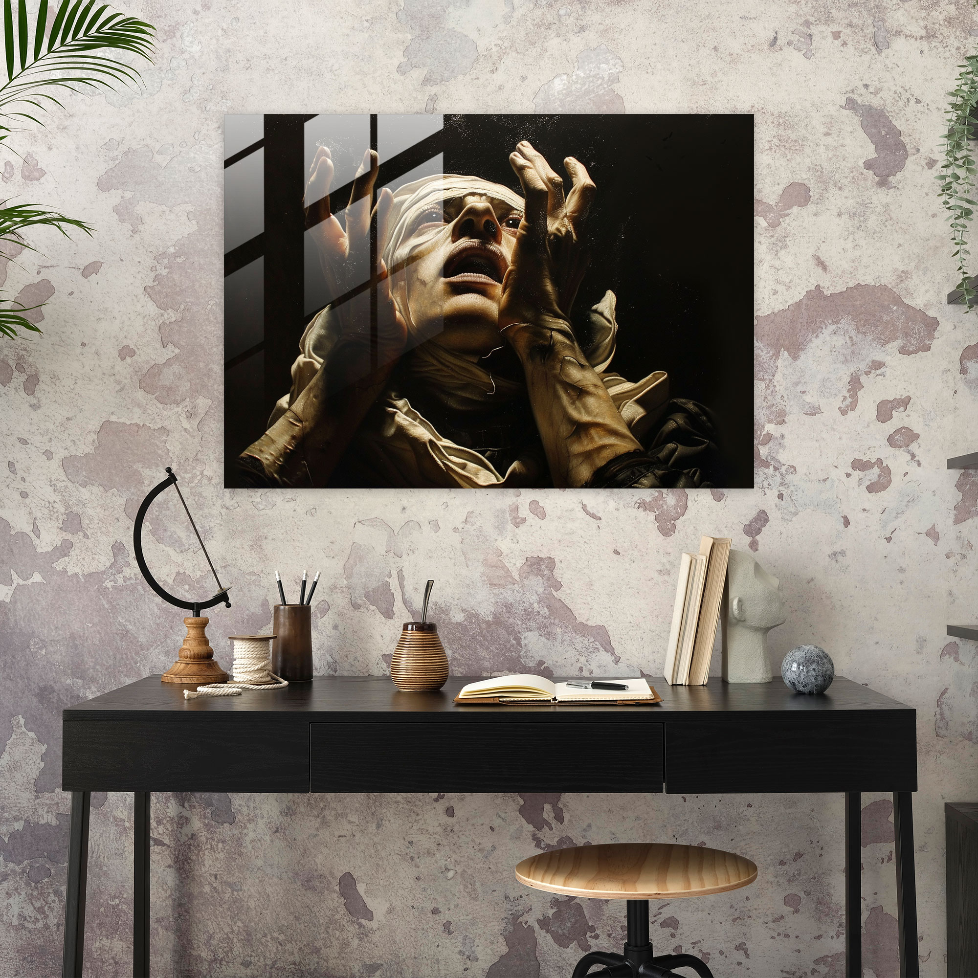 Caravaggio Tarzı Cam Sanatı - Ev Dekorasyonu için Caravaggio Tarzı Cam Sanatı