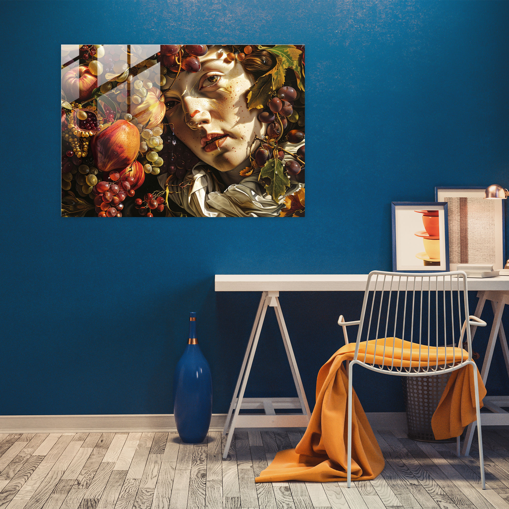Caravaggio Tarzı Cam Tablo - Caravaggio Ev Dekorasyonu Caravaggio Tarzı
